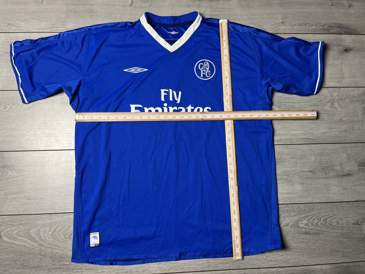 Chelsea Soccer Chelsea Home football 2003 Soccer Umbro Jersey Champions JT Size US XXL / EU 58 / 5 - 5 Thumbnail