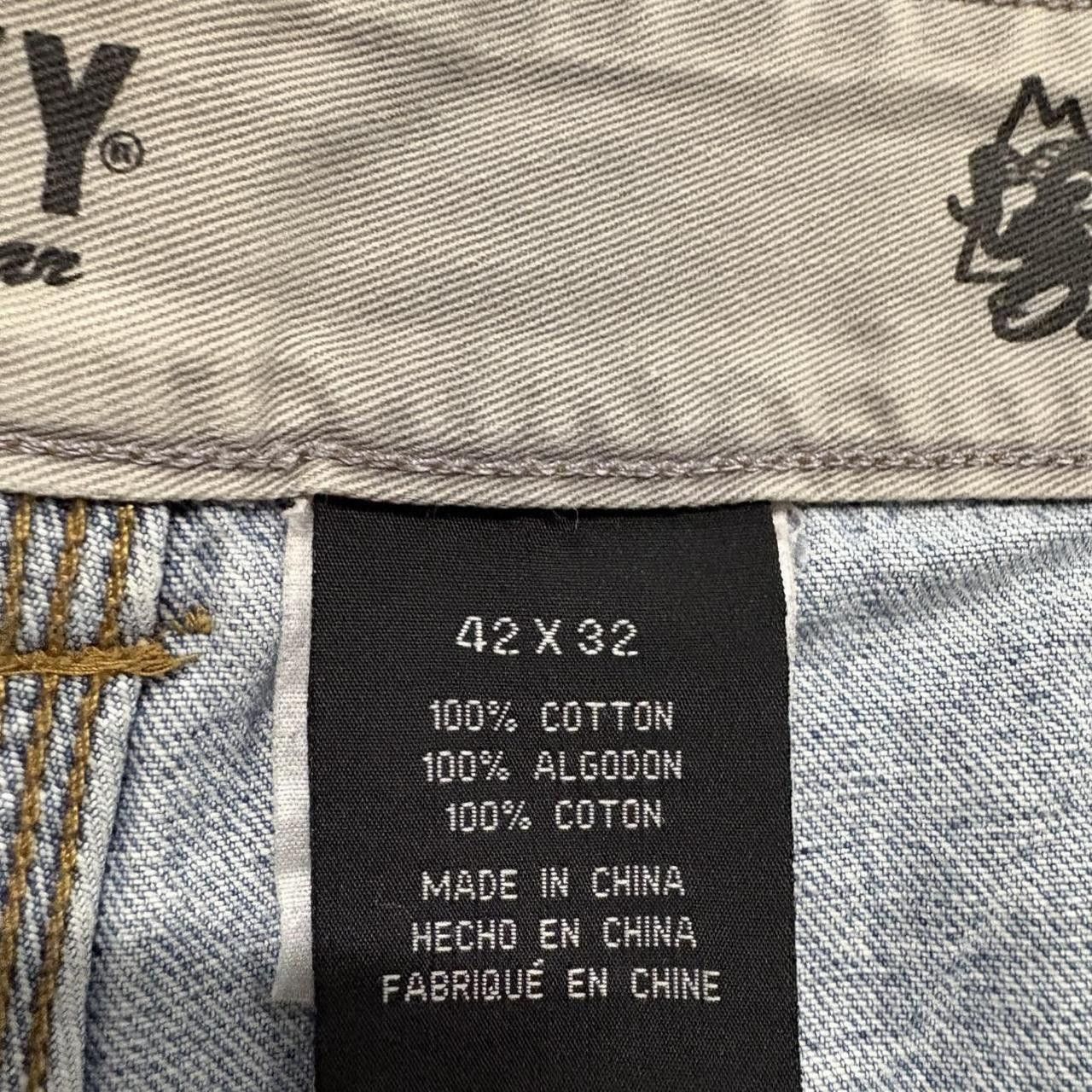 Vintage Crazy Vintage Y2K/2000s Baggy Workwear Carpenter Style Skater Medium Wash Denim Jeans! Size US 42 / EU 58 - 8 Thumbnail