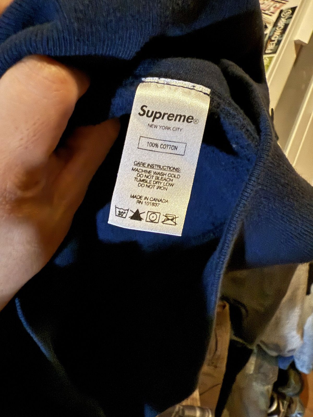 Supreme × Vintage Supreme Script Hoodie Size US M / EU 48-50 / 2 - 6 Thumbnail