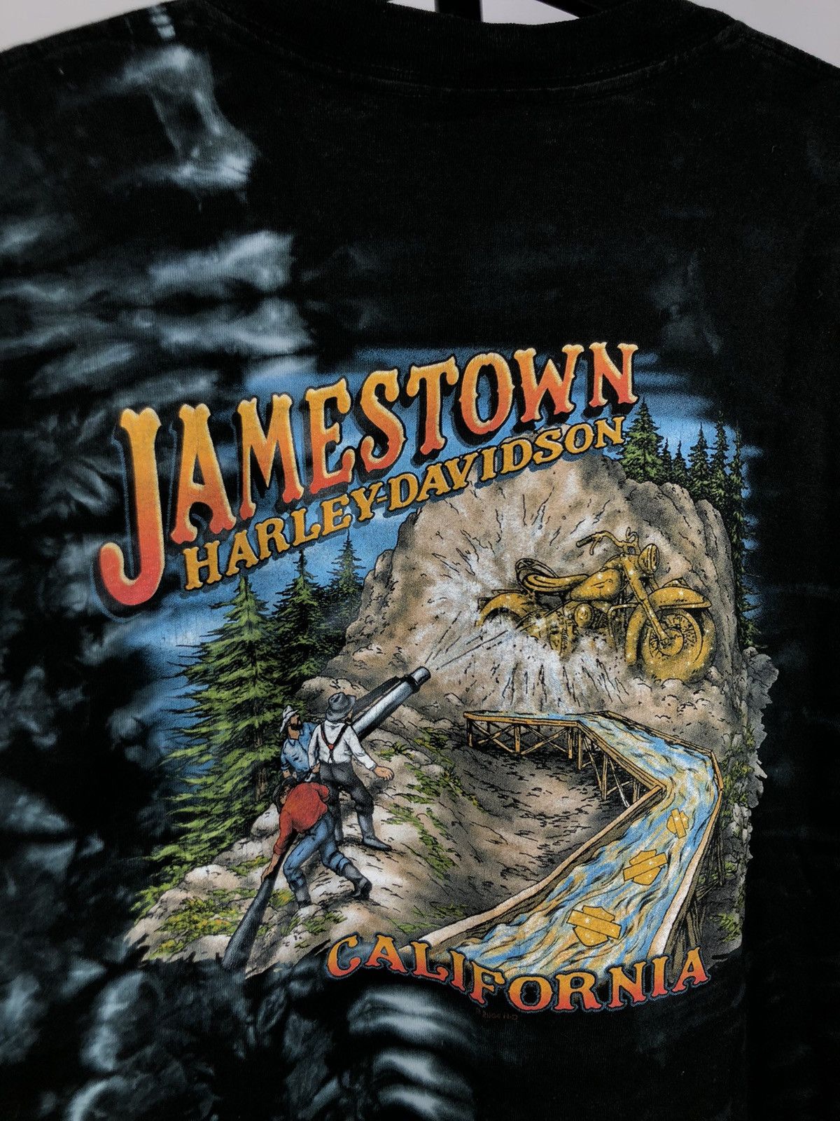 Harley Davidson Harley-Davidson Jamestown California Vintage Tie Die 2004 Size US M / EU 48-50 / 2 - 6 Thumbnail