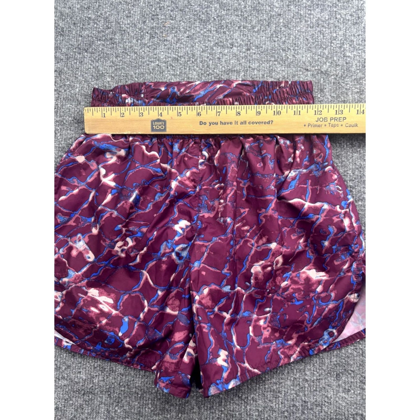 The North Face The North Face Running Shorts Womens XS Purple Print Lined Zip Pocket Gym Size 26" / US 2 / IT 38 - 3 Thumbnail