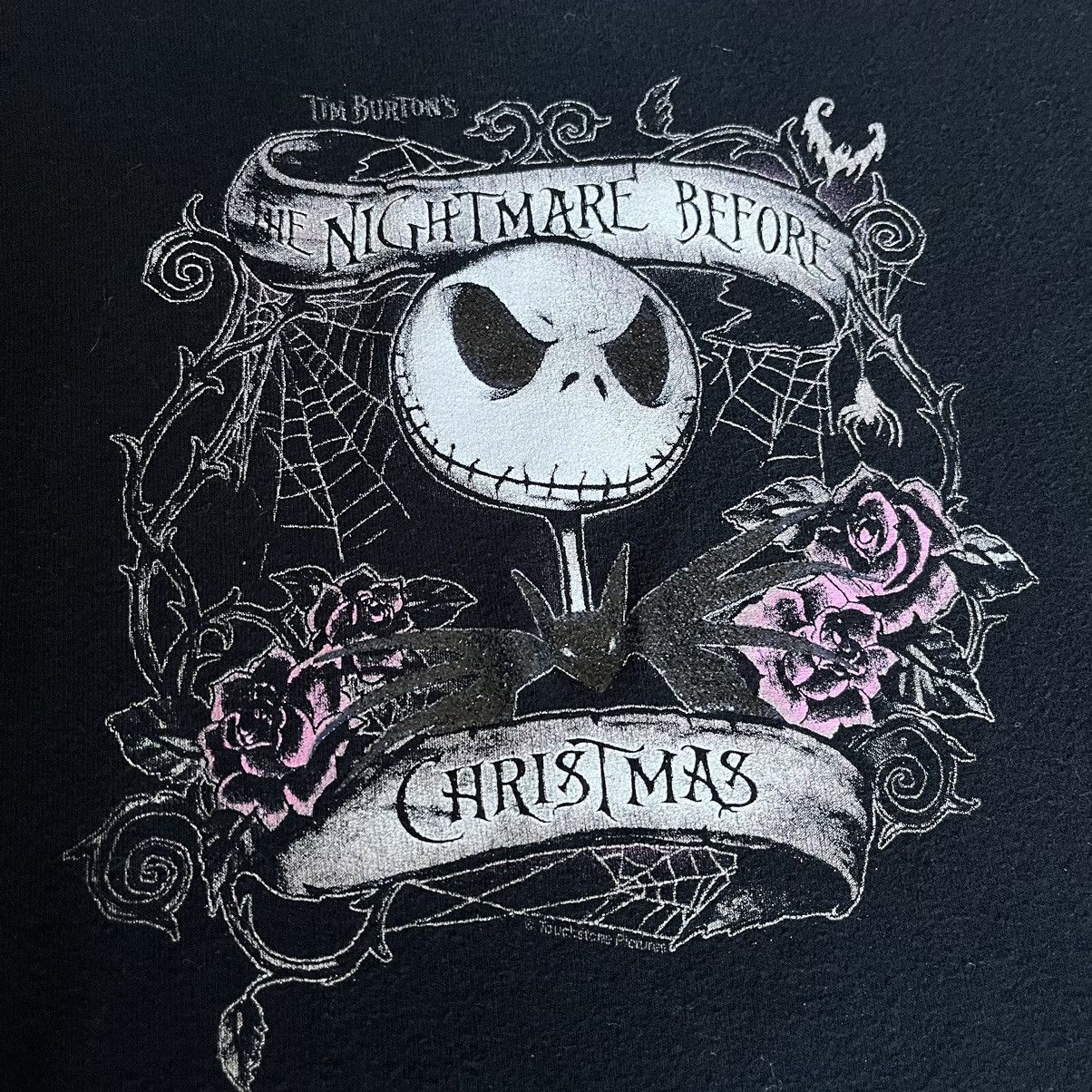 Disney × Vintage Vintage Nightmare Before Christmas Jack Skellington Logo Tee Size L / US 10 / IT 46 - 3 Thumbnail