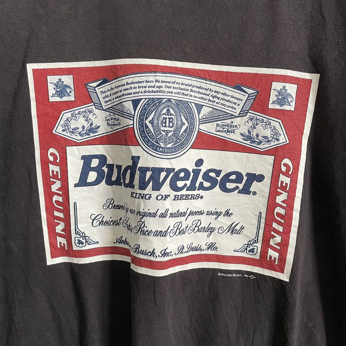 Budweiser × Vintage Vintage Allsport Budweiser Tshirt Size US XL / EU 56 / 4 - 2 Thumbnail