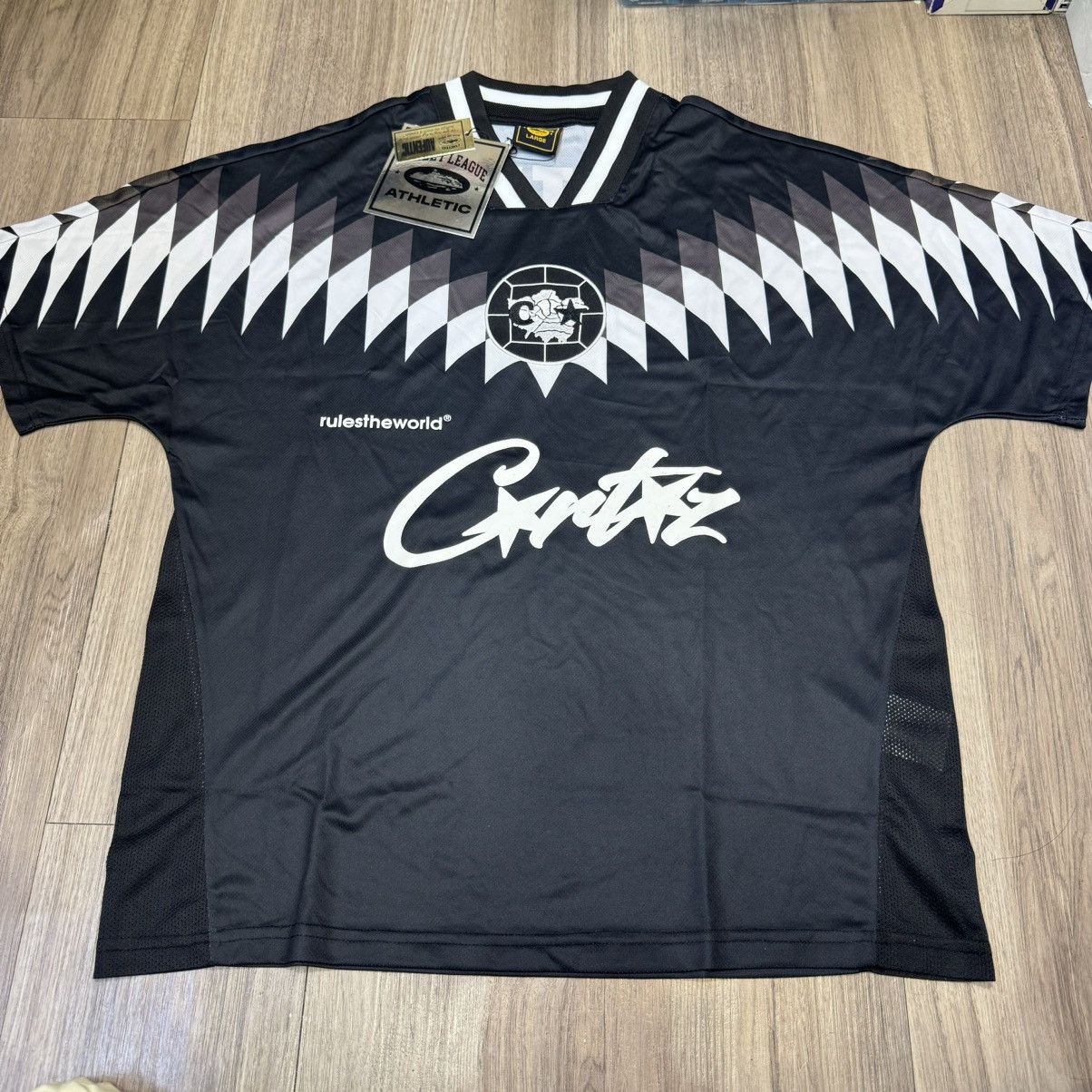 Corteiz Corteiz Allstarz Football Jersey Black | Grailed