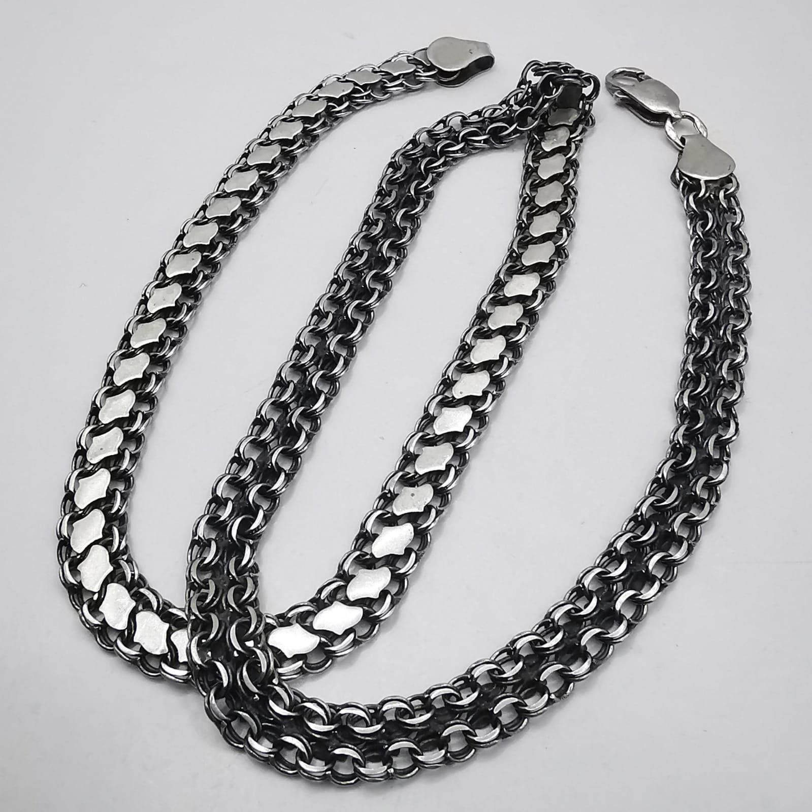 Jewelry Chain, 925 Sterling Silver, Signed 27,09G, Men's