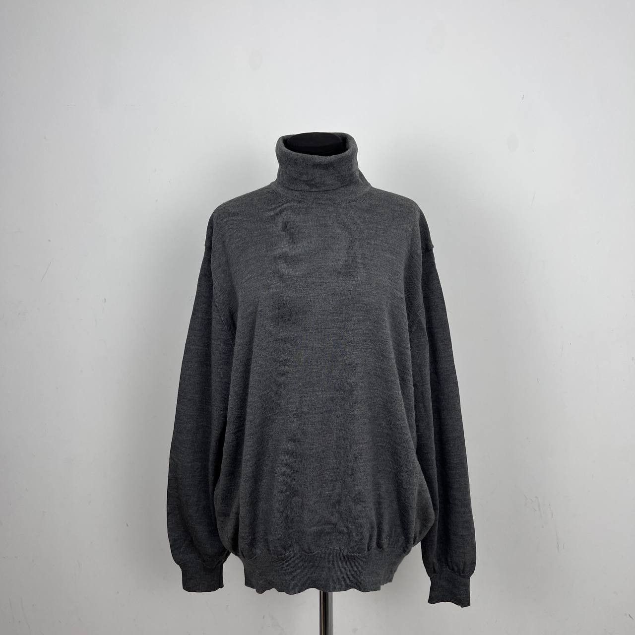 Burberry Burberry Sweater High Neck Gray Size XXL Size US XXL / EU 58 / 5 - 1 Thumbnail