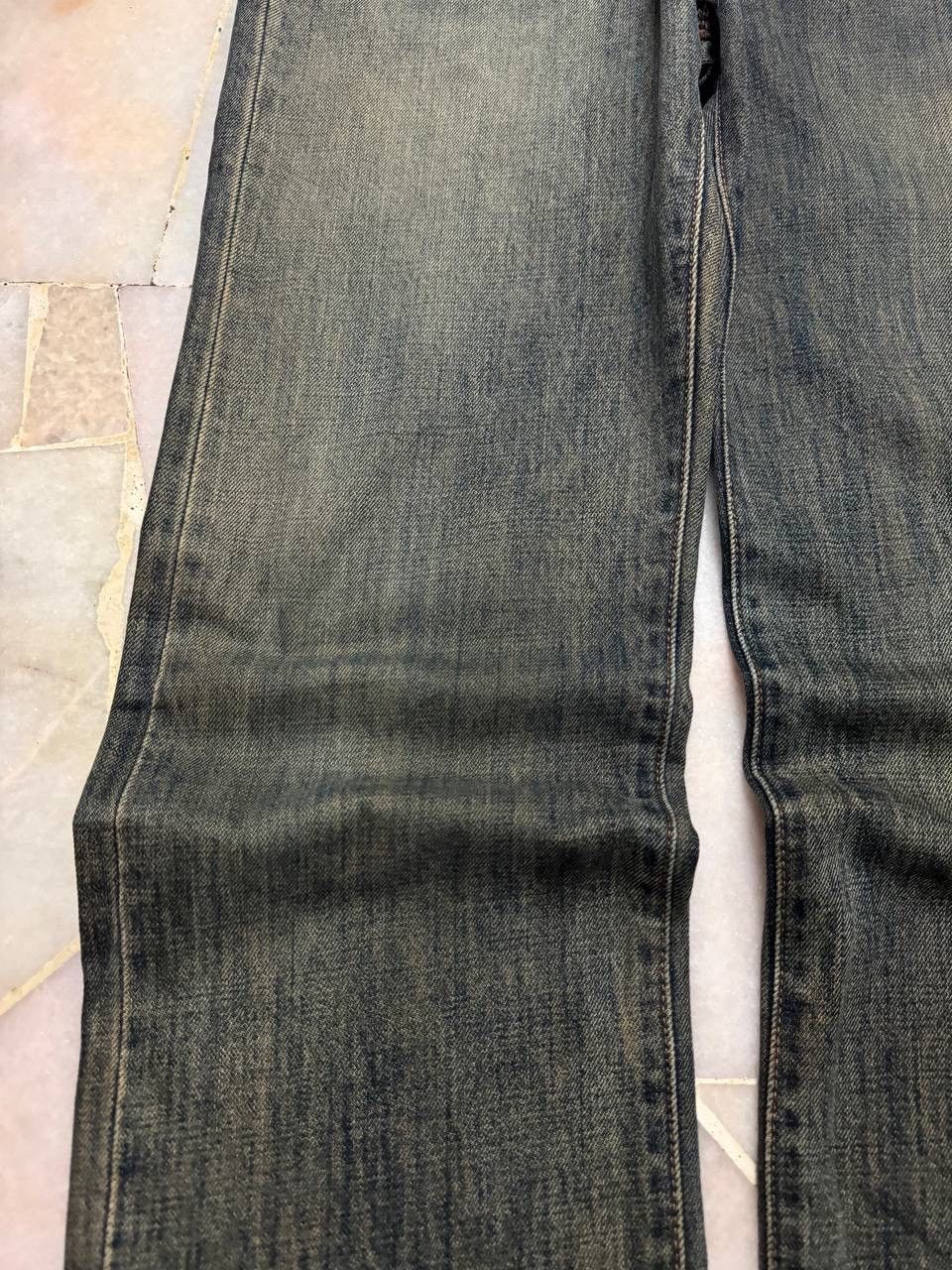 If Six Was Nine VINTAGE GOLD RUSH FADE RUSTY WIDE DARK JEANS JAPAN Size US 28 / EU 44 - 5 Thumbnail