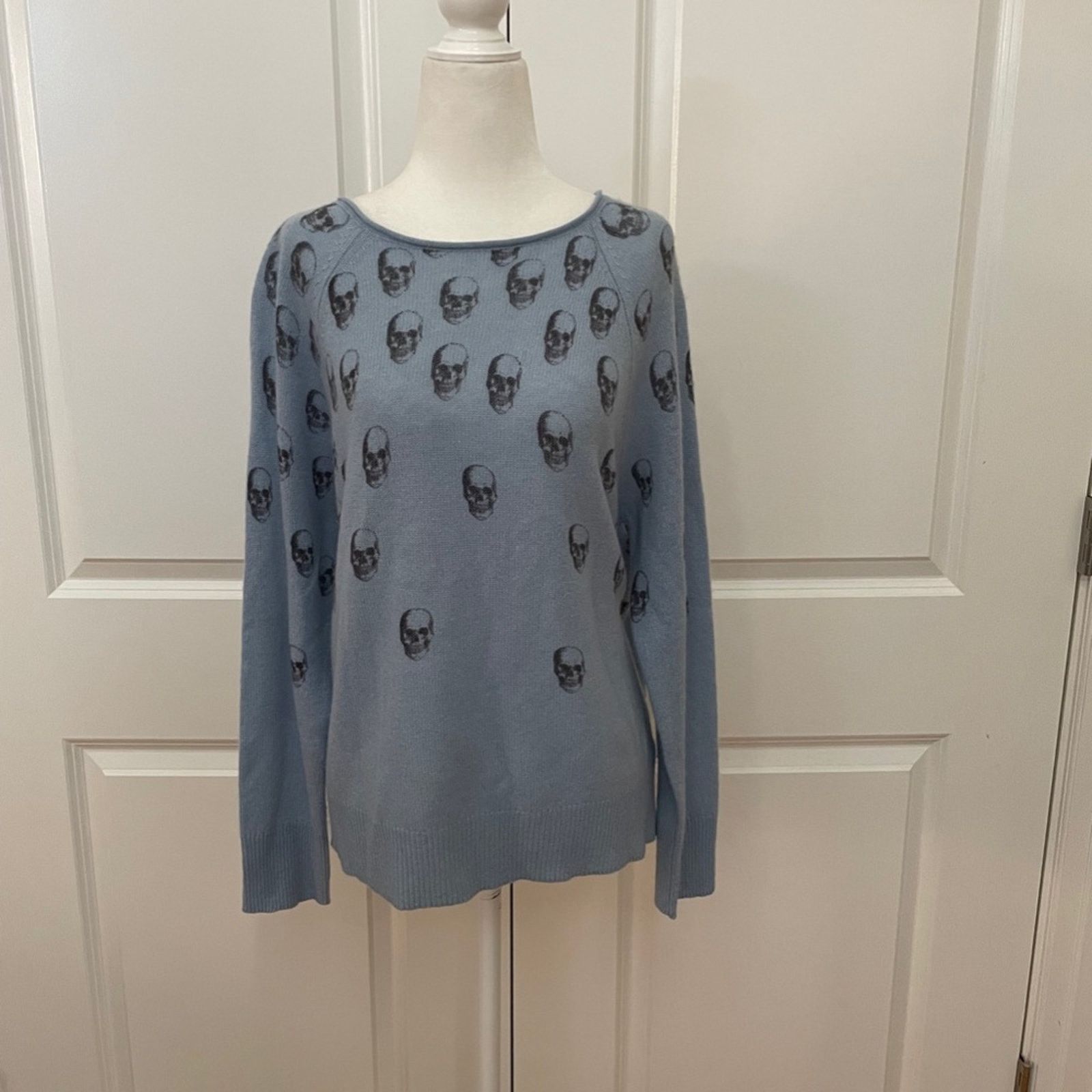 360Cashmere Amie Skull Cashmere Sweater from 360 cashmere Size S / US 4 / IT 40 - 5 Thumbnail
