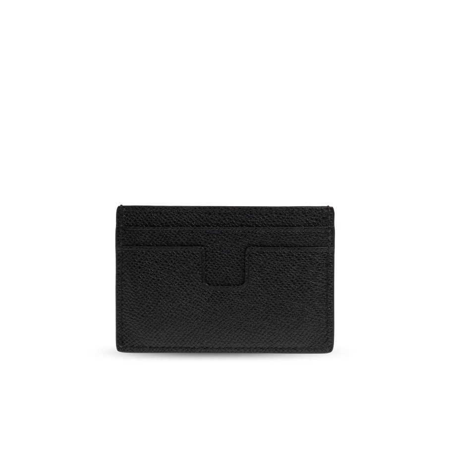 Tom Ford TOM FORD Black Leather Card Holder New & Authentic Size ONE SIZE - 2 Thumbnail