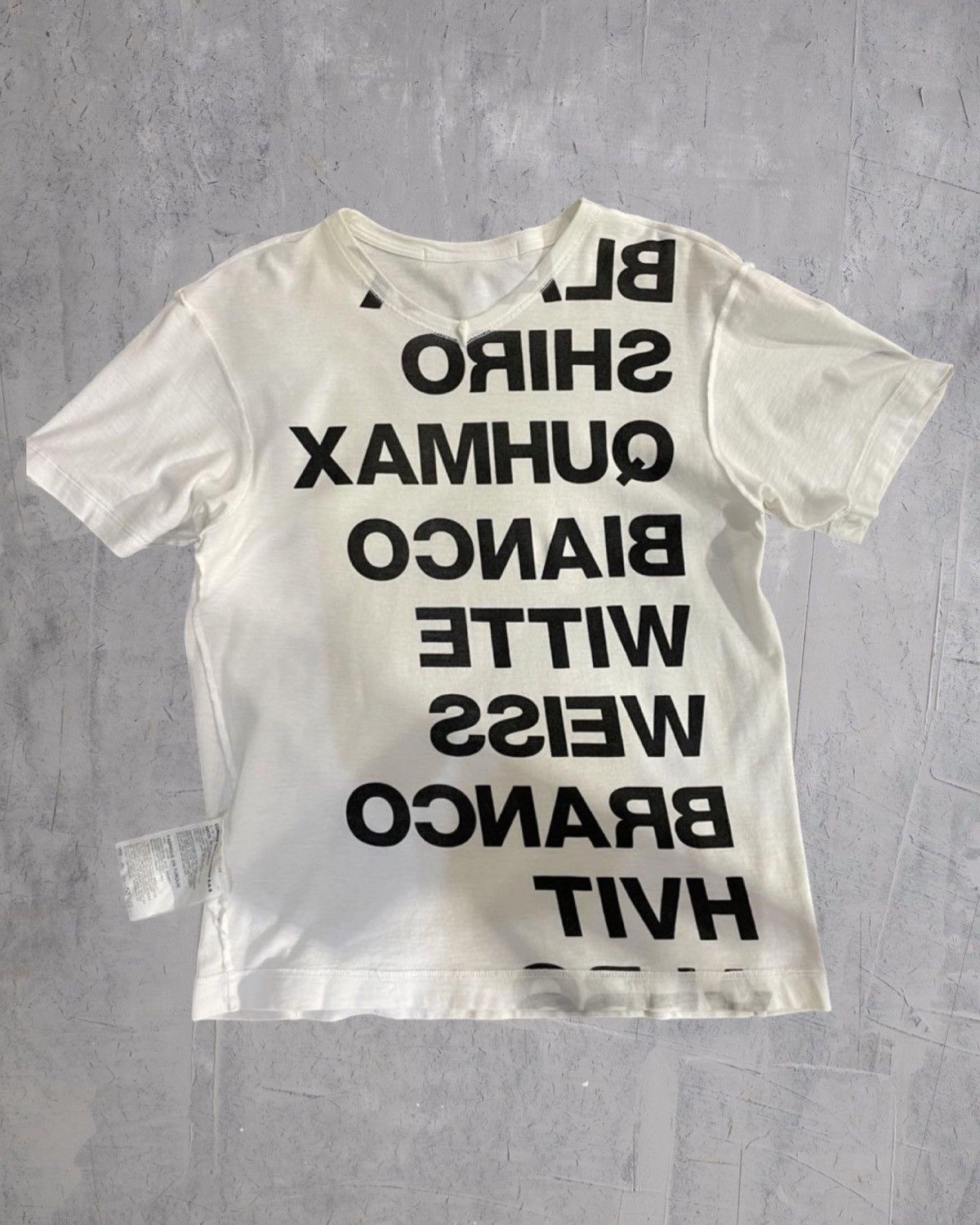 Comme des Garcons × Comme des Garcons Homme × Comme des Garcons Homme Plus Comme des garcons reverse T-shirt Size US XS / EU 42 / 0 - 2 Thumbnail