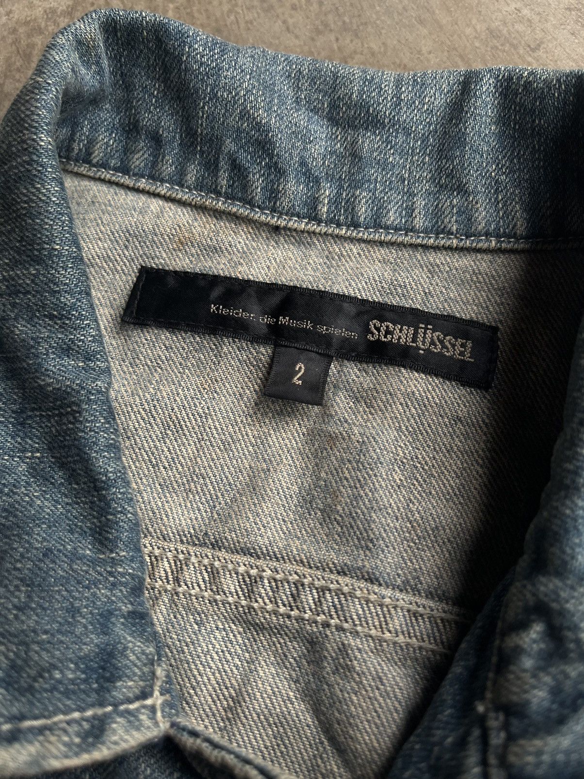 Isamu Katayama Backlash JAPANESE SCHLUSSEL DENIM TYPE1 JACKET GOTHIC PUNK STYLE Size US M / EU 48-50 / 2 - 6 Thumbnail