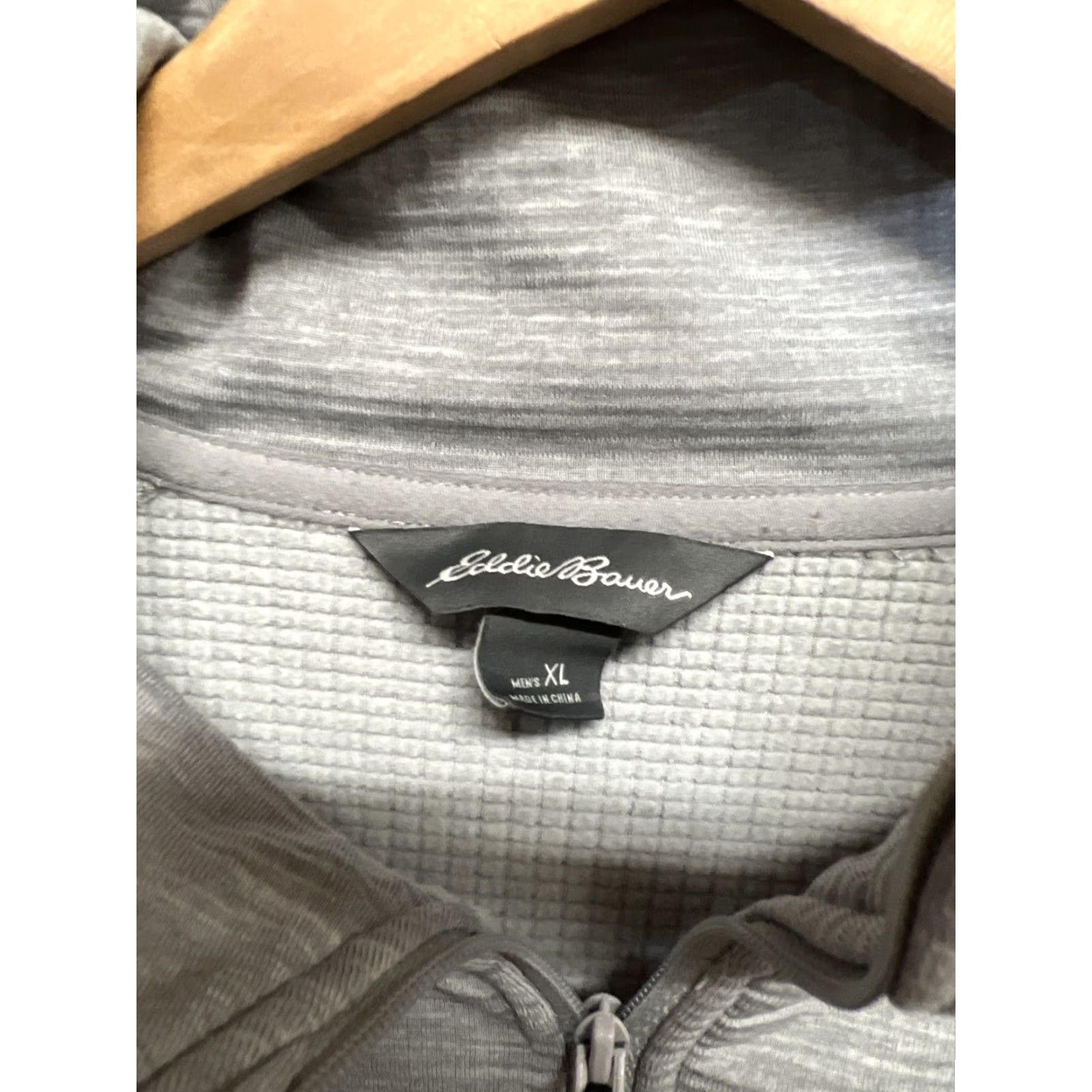 Eddie Bauer VINTAGE Eddie Bauer Mens Gray 1/4 Zip Pullover Sweater XL Long Sleeve Outdoor Pullover 1/4 Zip Mens Gray Size US XL / EU 56 / 4 - 3 Thumbnail