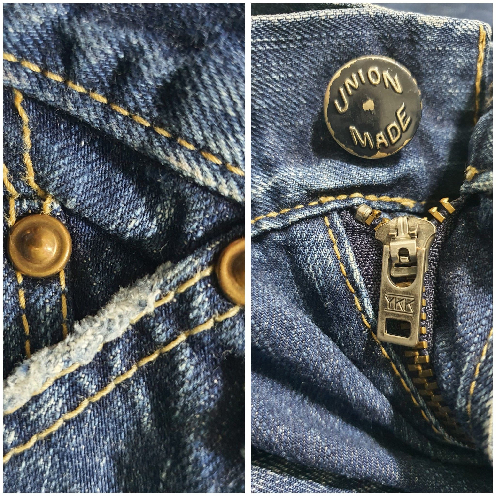 Japanese Brand BLUEWAY 35”/36.5” CARGO JEANS Size US 35 - 4 Thumbnail
