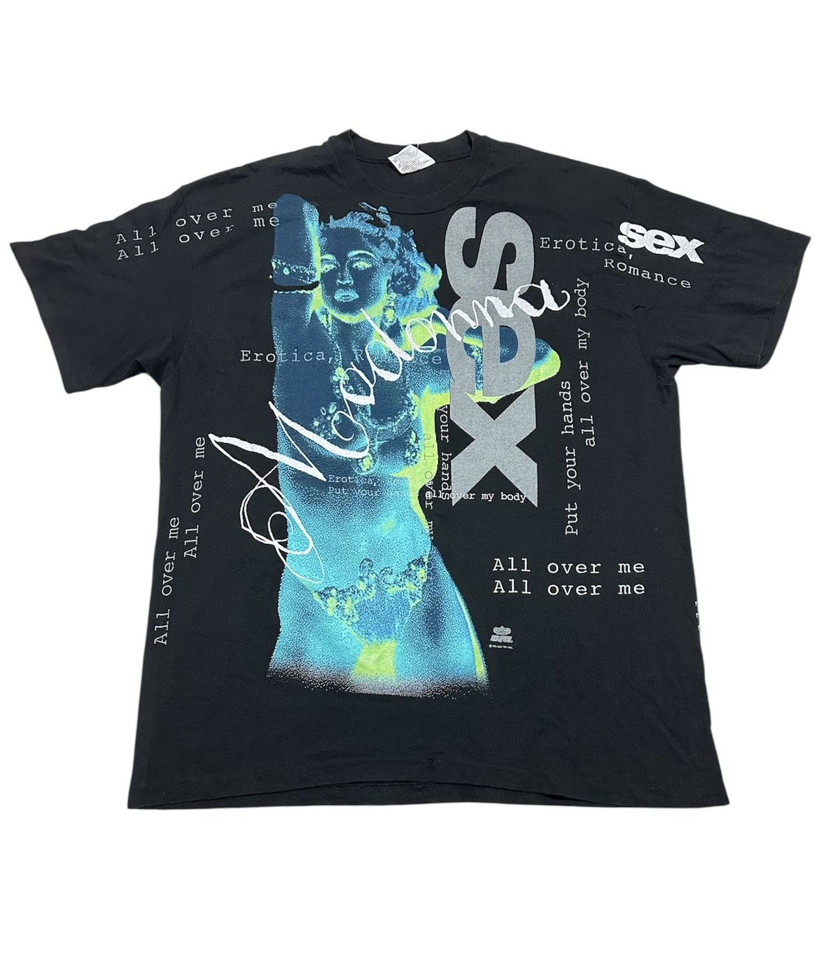 Band Tees × Hanes × Vintage 1991 Vintage Madonna SEX Erotica T