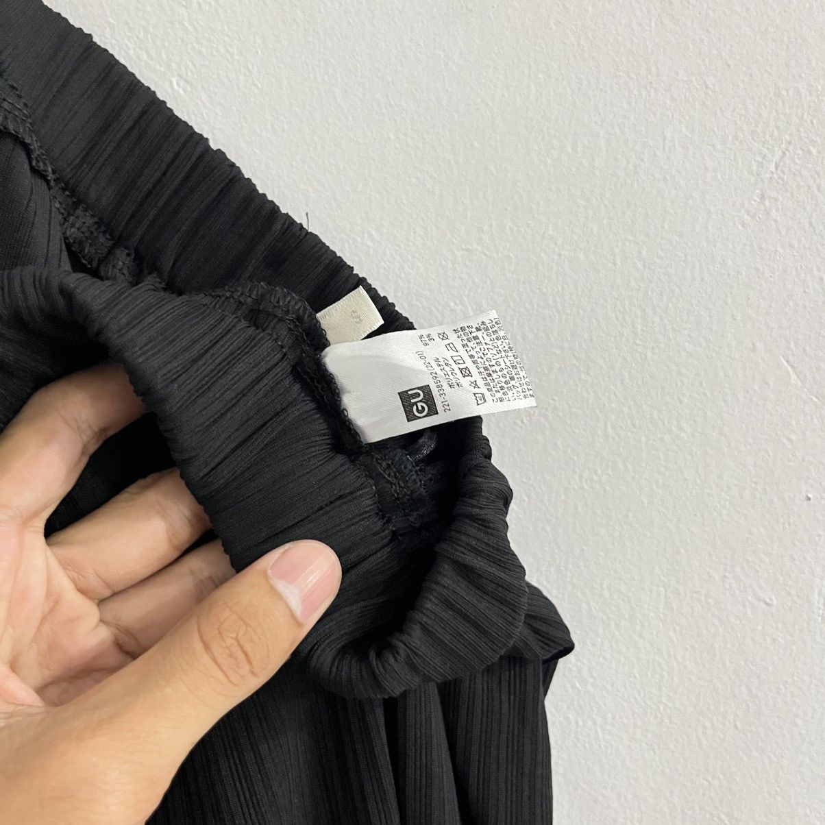 Japanese Brand Gu Pleated Black Pant Size US 30 / EU 46 - 6 Thumbnail