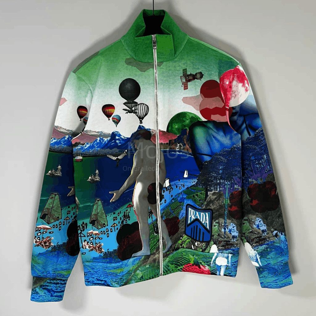 Prada Painting Sports Jacket-2508