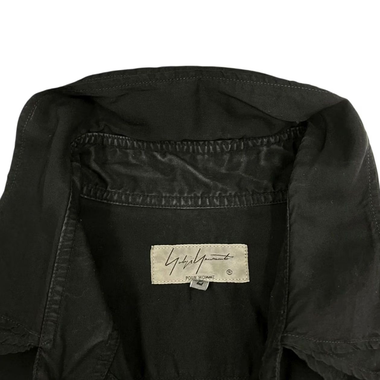 Yohji Yamamoto Yohji Yamamoto pour homme Long Sleeve Shirt Size 2 Triple Collar good condition Size US S / EU 44-46 / 1 - 6 Thumbnail