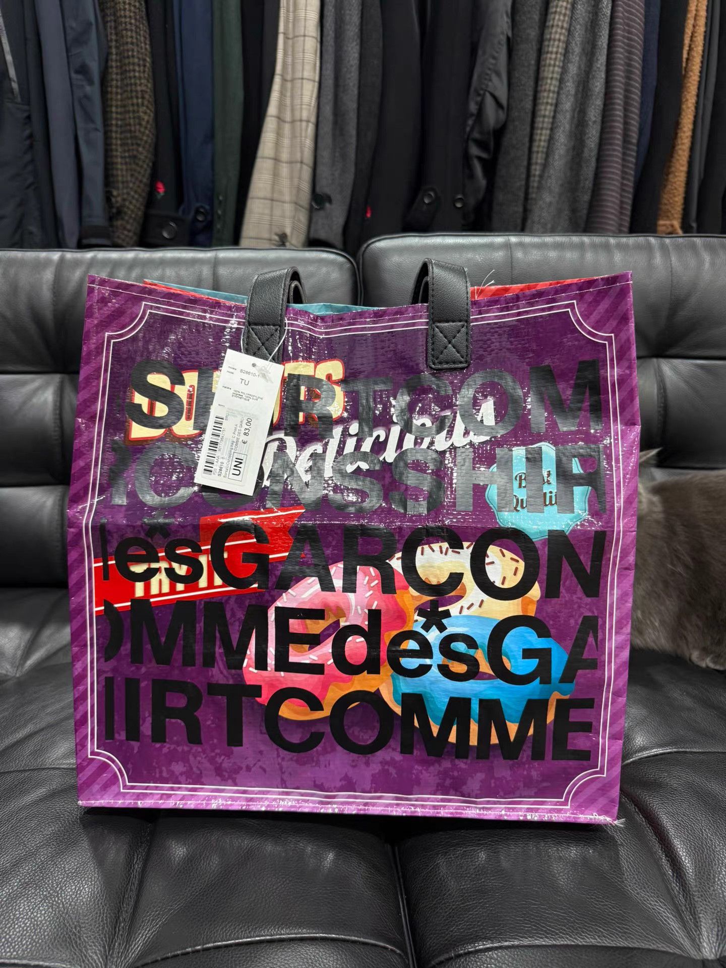Comme des Garcons Comme des garcons Leather Snake Print Bag K20 Size ONE SIZE - 4 Thumbnail