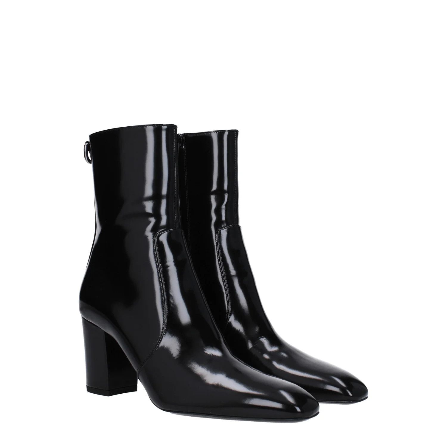 Saint Laurent Paris ob1o1e1124 Leather Ankle Boots in Black Size US 7.5 / IT 37.5 - 2 Thumbnail