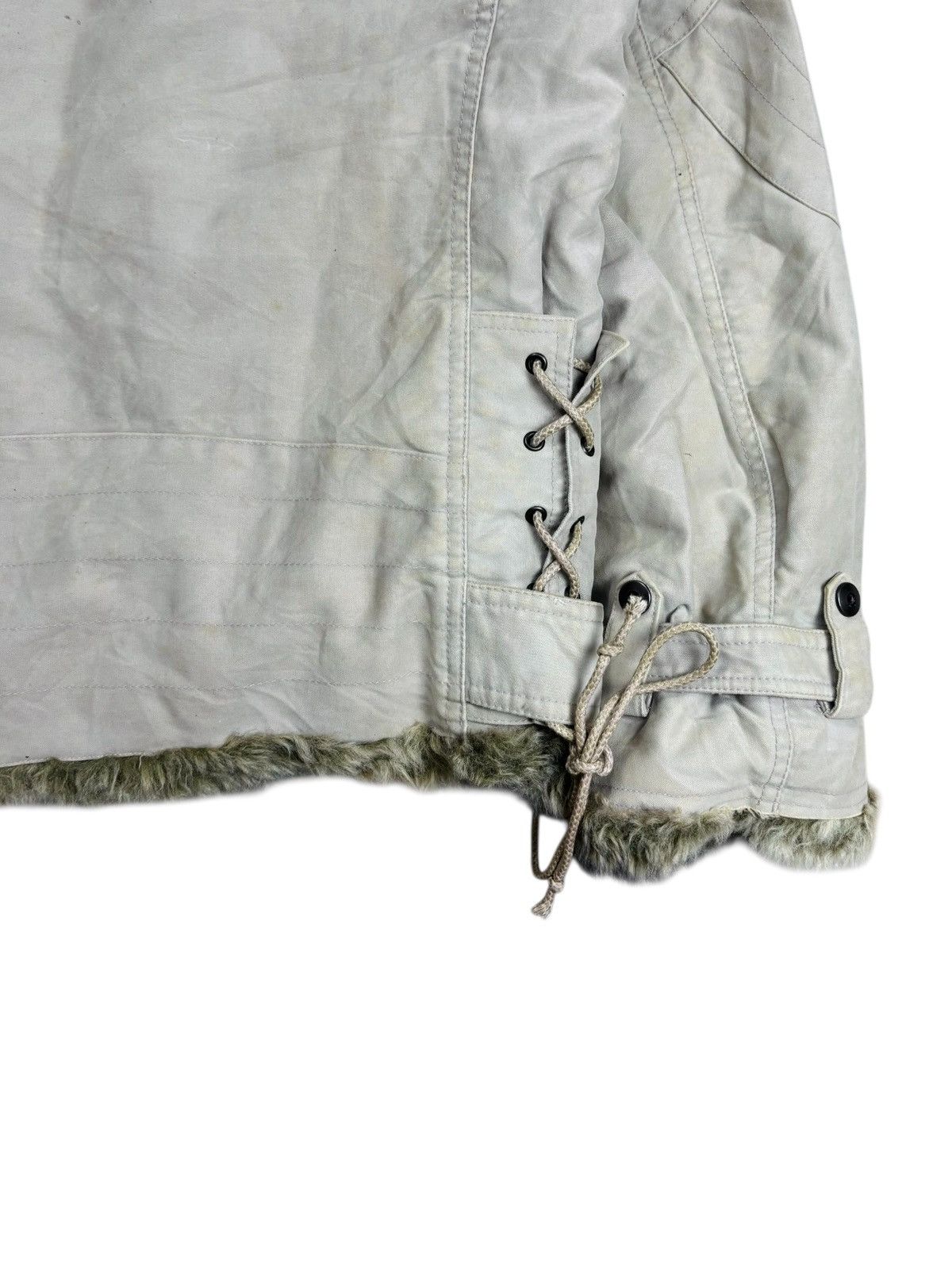 Yasuyuki Ishii 2000s Schlussel - Vkei Style Fur Interior Rider Jacket Size US M / EU 48-50 / 2 - 8 Thumbnail