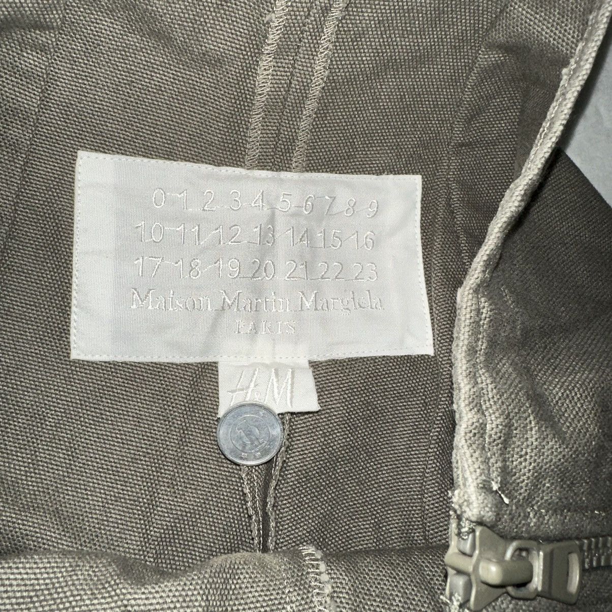 Maison Margiela 2012 H&M Collab Centered Seam Canvas Pants Size US 31 - 3 Thumbnail