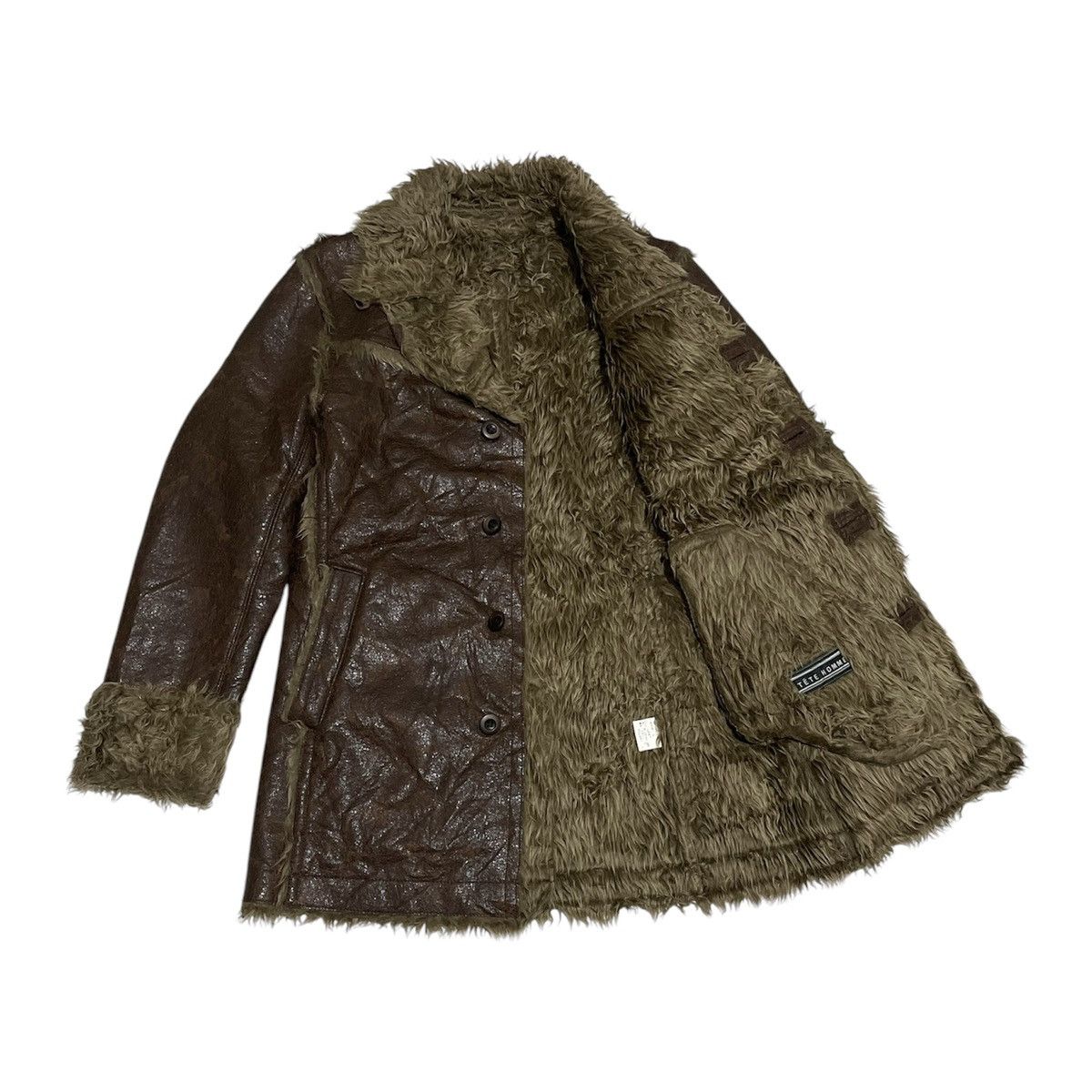 Issey Miyake × Tete Homme Tete Homme Textured Fur Jacket Size US M / EU 48-50 / 2 - 3 Thumbnail