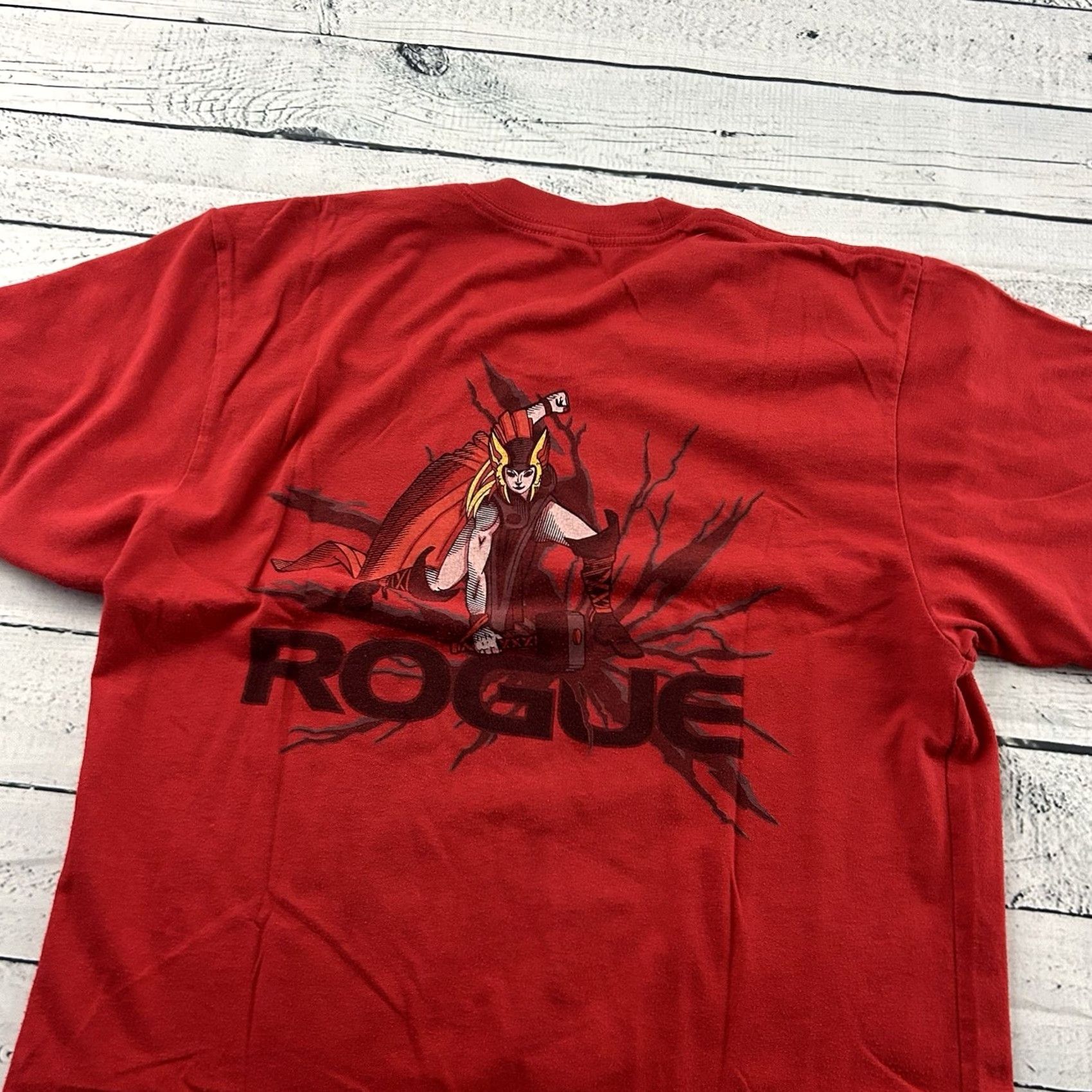 Vintage Rogue Fitness Annie Thorisdottir Short Sleeve T Shirt Men's S Red Size US S / EU 44-46 / 1 - 6 Thumbnail