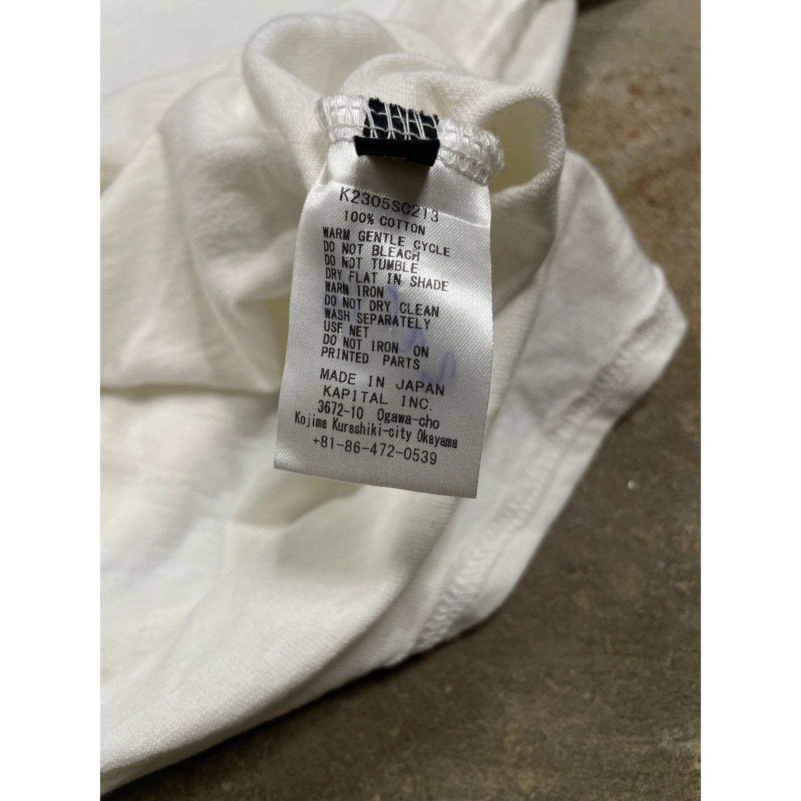 Kapital Kapital Zephyr Oversized Tee White Used 1 (Small) Size US S / EU 44-46 / 1 - 5 Thumbnail