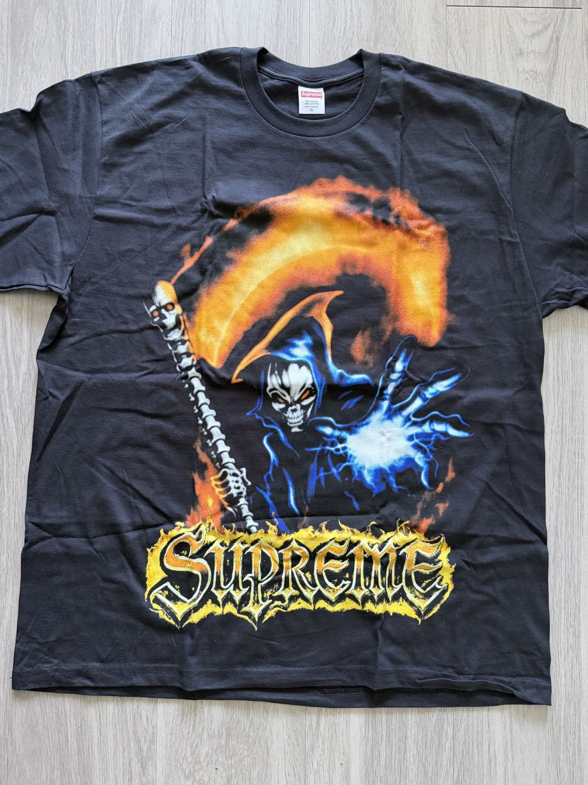 Supreme Supreme Grim Reaper Tee Size US XL / EU 56 / 4 - 2 Thumbnail