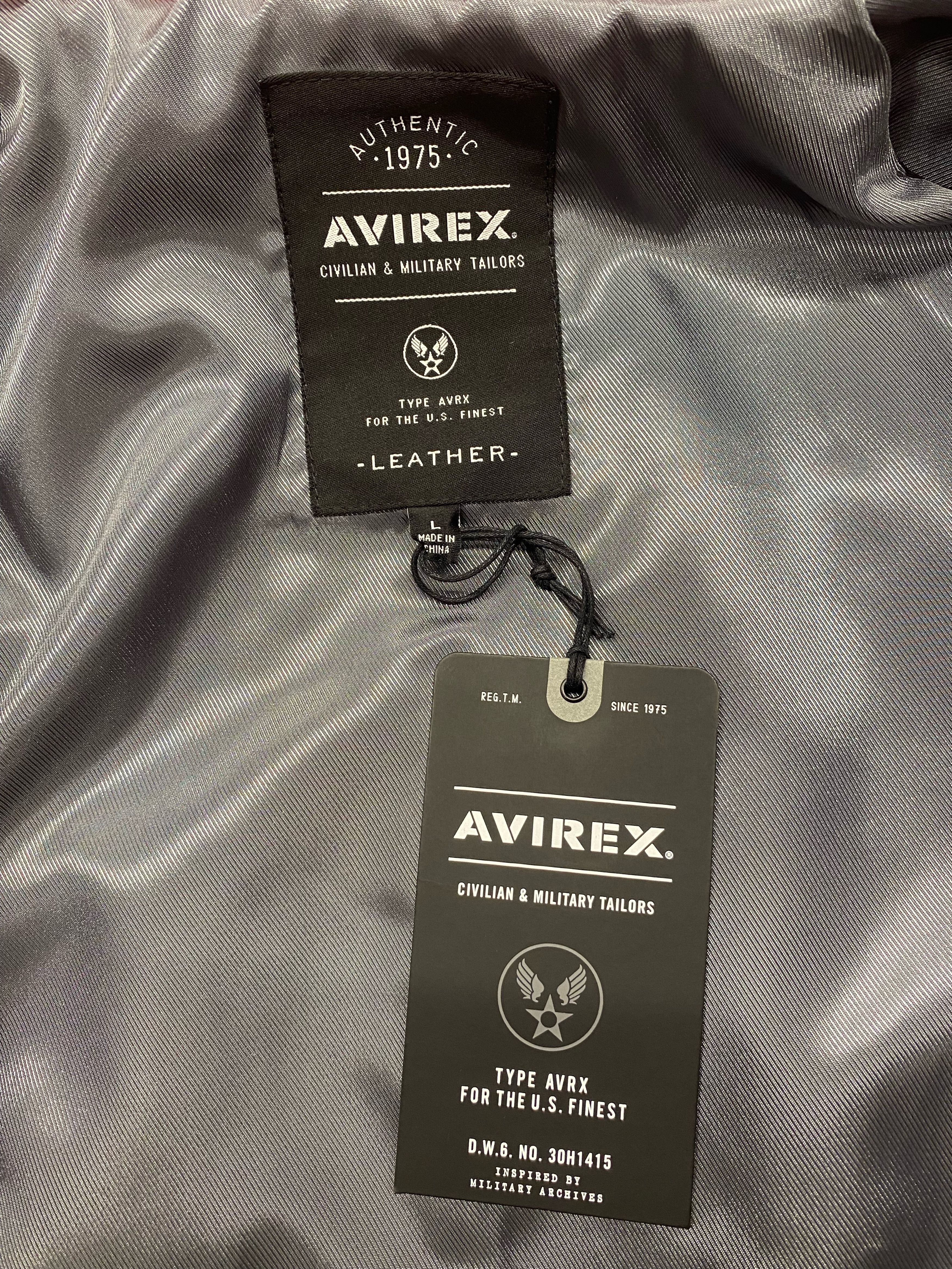 Avirex Icon Leather Jacket Size US L / EU 52-54 / 3 - 5 Thumbnail
