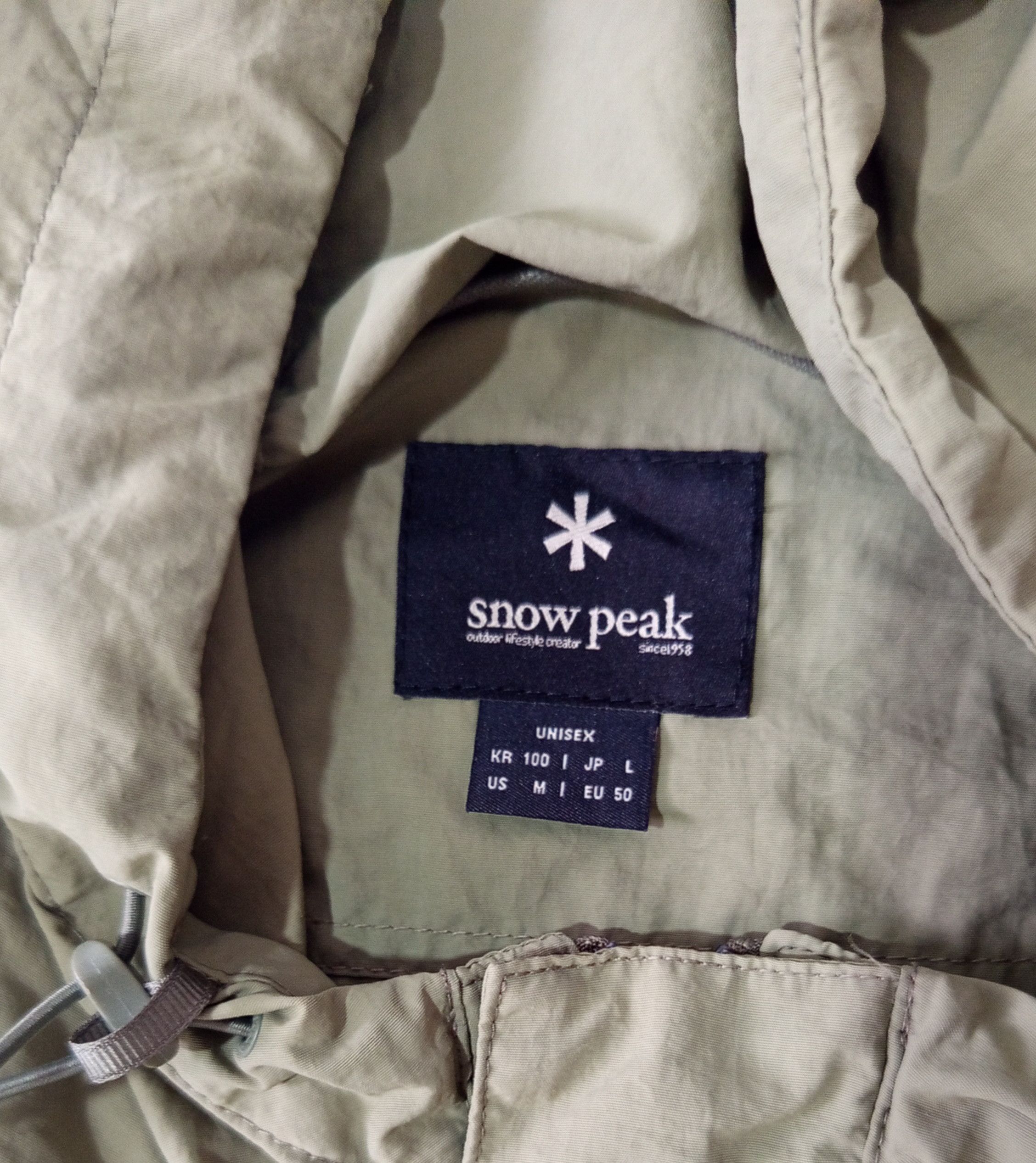 Snow Peak Snow Peak Apparel Taslan Anorak Jacket Size US M / EU 48-50 / 2 - 6 Thumbnail