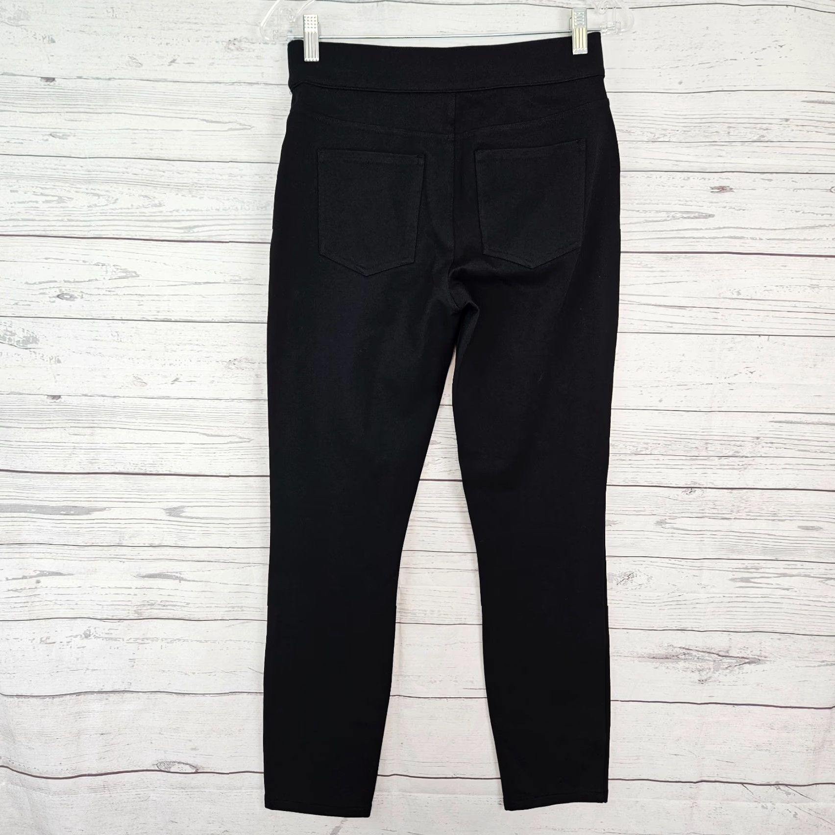 Spanx Spanx Womens The Perfect Black Ponte Ankle Pants M High Rise Pants Size 32" / US 10 / IT 46 - 3 Thumbnail