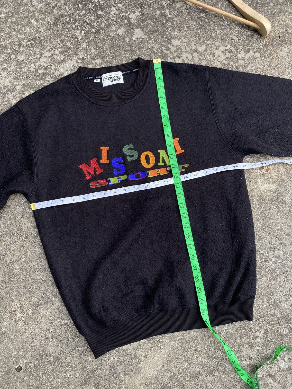 Missoni × Vintage Vintage Missoni Sport Embroidered Logo Sweatshirt Size US M / EU 48-50 / 2 - 9 Thumbnail