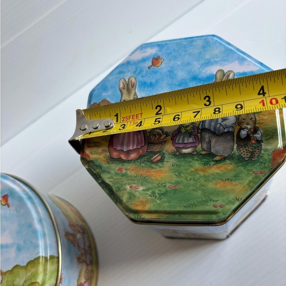 Designer 2 Easter Tins with Bunnies Size ONE SIZE - 9 Thumbnail