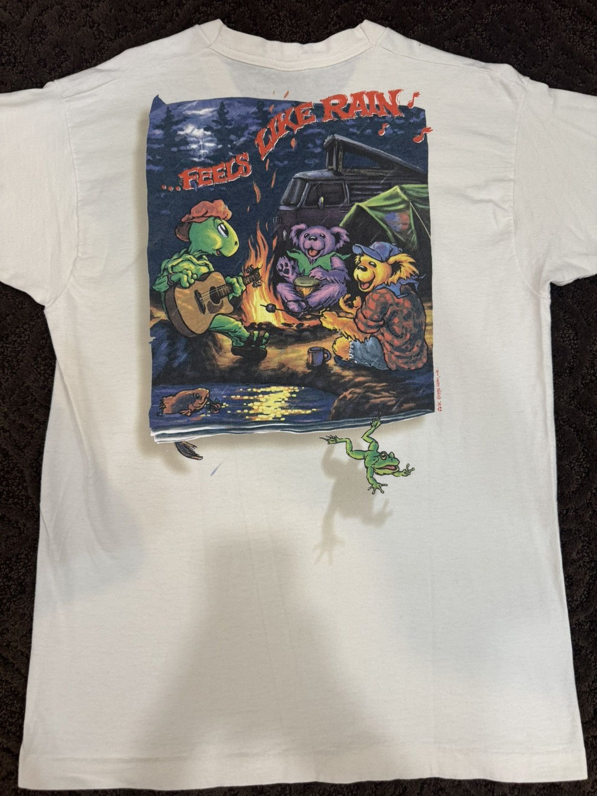 Grateful Dead × Liquid Blue 1995 Grateful Dead Liquid Blue “LL Rain” Vintage Tee Size US L / EU 52-54 / 3 - 2 Thumbnail