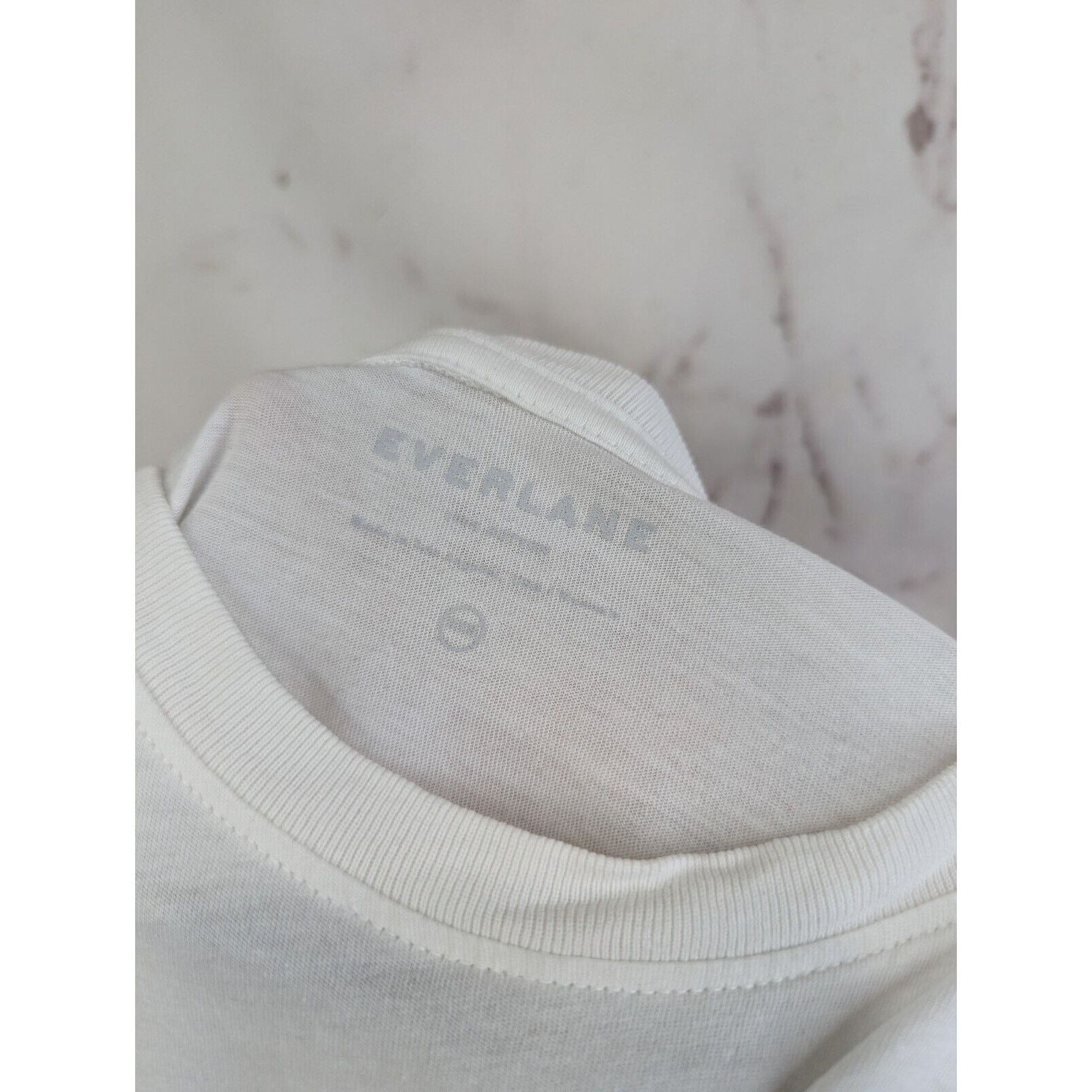 Everlane Everlane T Shirt Women XXS 2XS White Crew Box Cut Tee Cotton Size XXS / US 00 / IT 34 - 3 Thumbnail