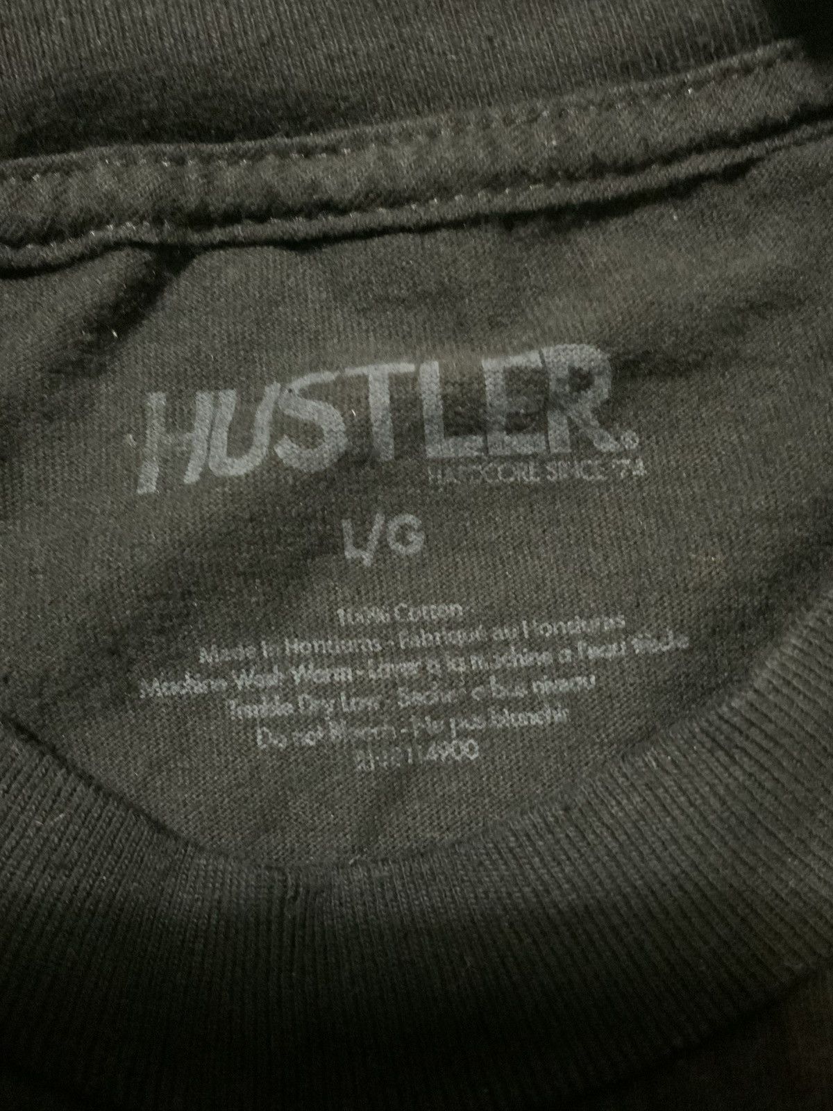 Other Larry Flynt’s Hustler Club LA Stripper Pole Y2K T-Shirt Size US L / EU 52-54 / 3 - 6 Thumbnail