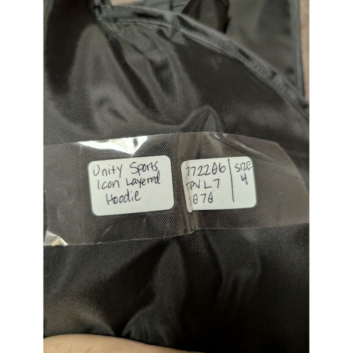 Balenciaga o1rshd1 Unity Sports Icon Layered Hoodie in Black Size US XL / EU 56 / 4 - 24 Thumbnail