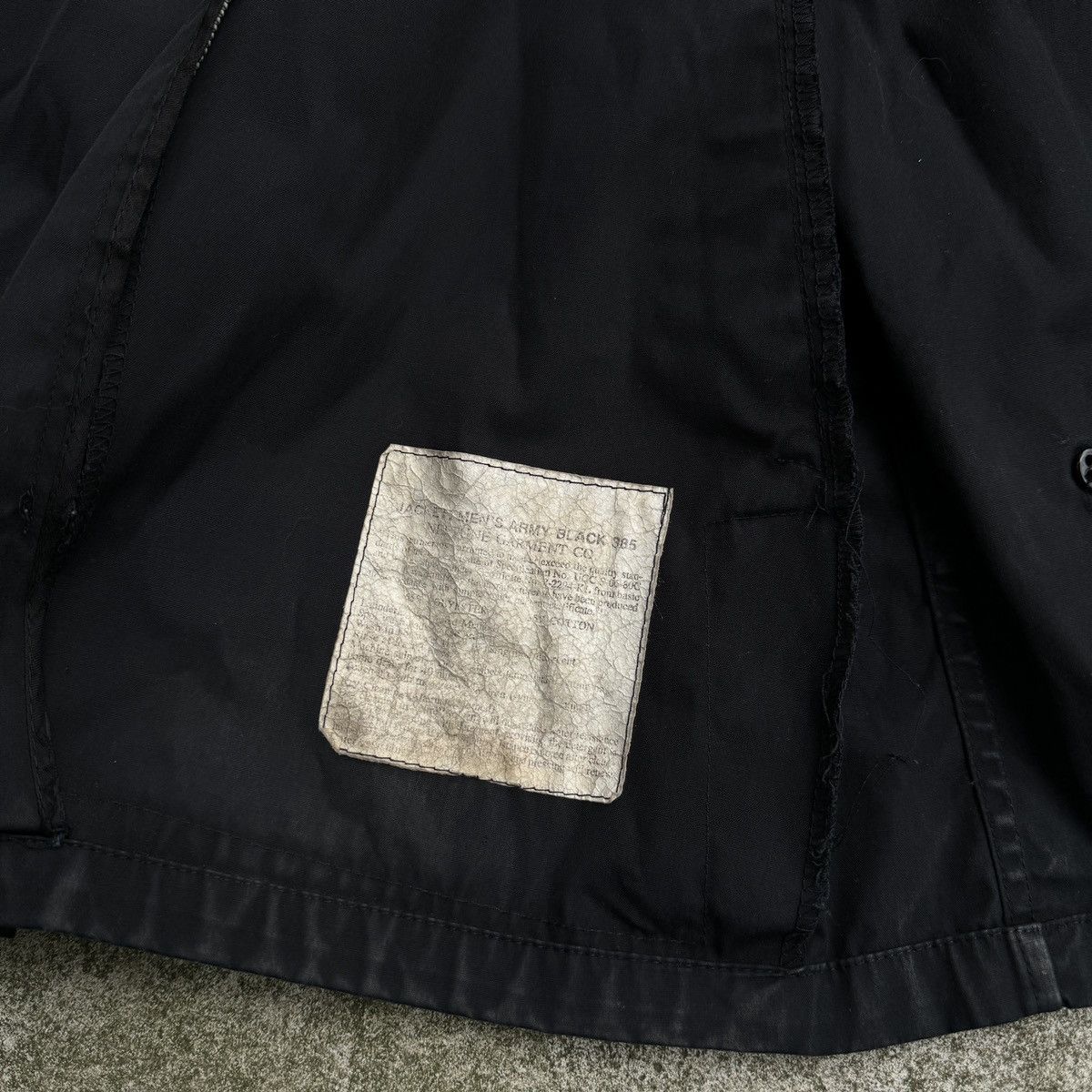 Vintage 80s Faded Zip Up Work Jacket Thrashed Grunge ERD Size US L / EU 52-54 / 3 - 9 Thumbnail