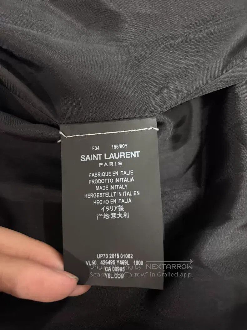 Saint Laurent Paris Saint Laurent Paris Black Panther Pattern Jacket Size XXS / US 00 / IT 34 - 4 Thumbnail