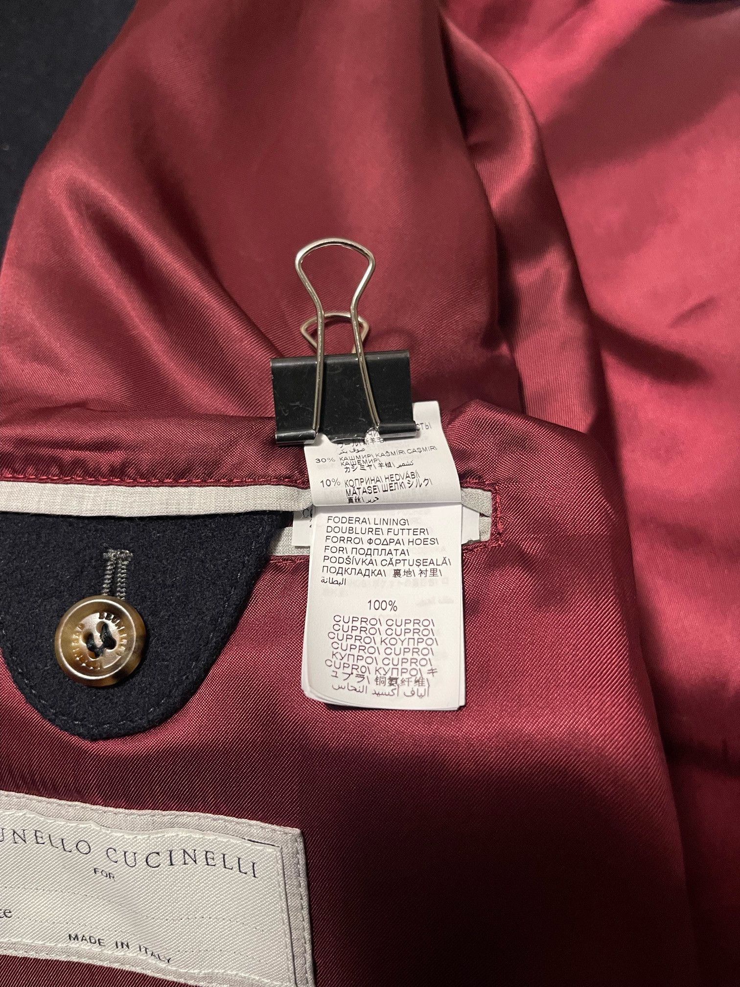 Brunello Cucinelli Brunello Cucinelli Melton Wool Flight Jacket Size 50 IT Size US M / EU 48-50 / 2 - 11 Thumbnail