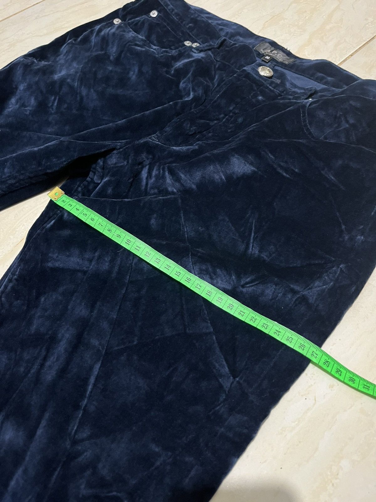 A.P.C. APC blue Velvet pant Size US 30 / EU 46 - 7 Thumbnail