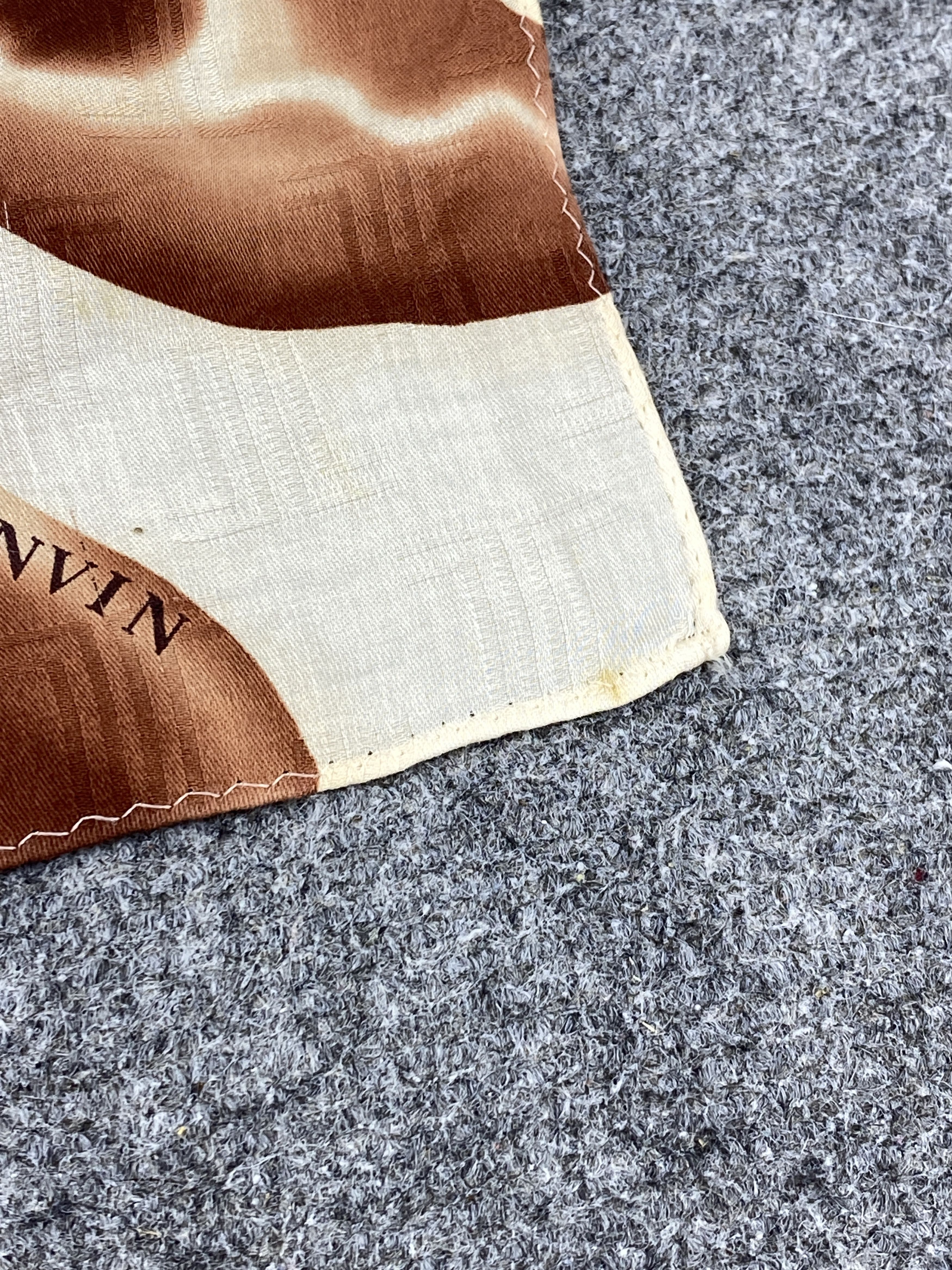 Lanvin Vintage Lanvin Handkerchief / Neckerchief KT0285 Size ONE SIZE - 7 Thumbnail