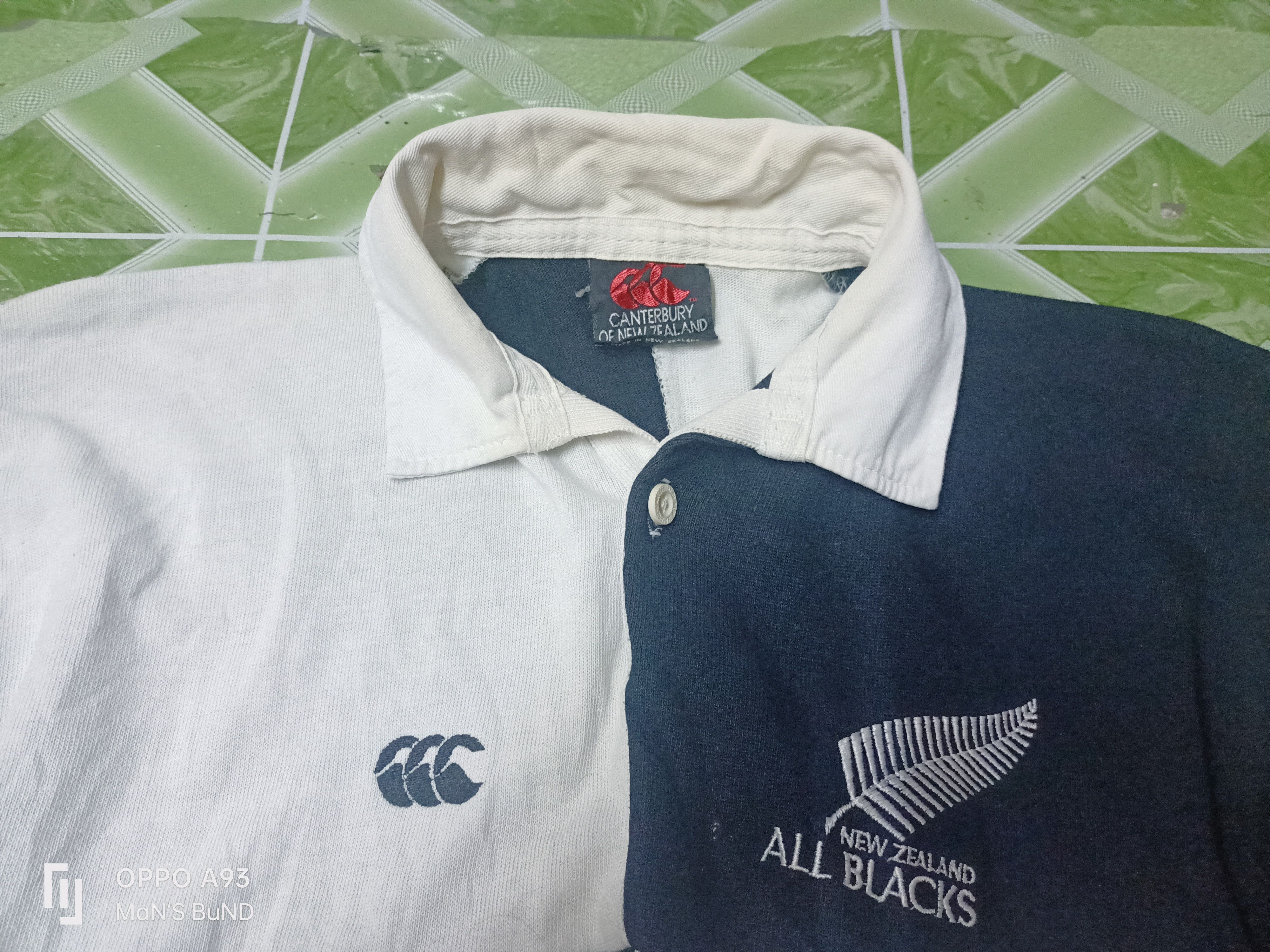 Vintage 90s Canterbury All Black Rugby Shirt