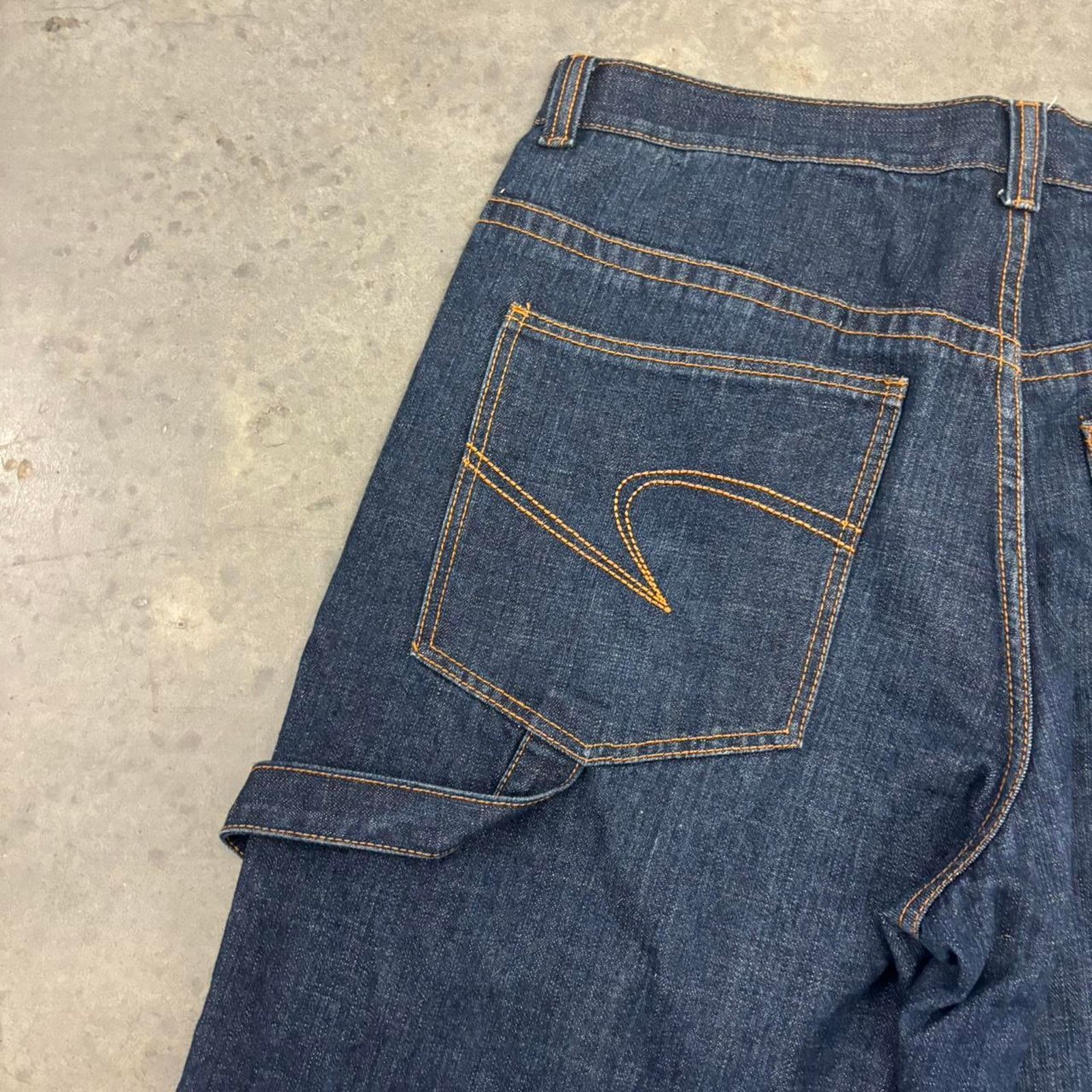 Makaveli Vintage y2k 90s Makaveli Baggy Carpenter Jeans Size US 38 / EU 54 - 3 Thumbnail