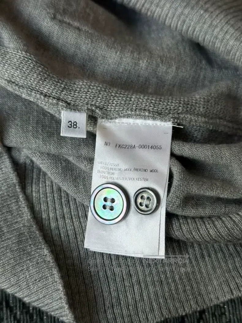 Thom Browne Thom Browne Grey Cuff Striped Cardigan Size XS / US 0-2 / IT 36-38 - 3 Thumbnail