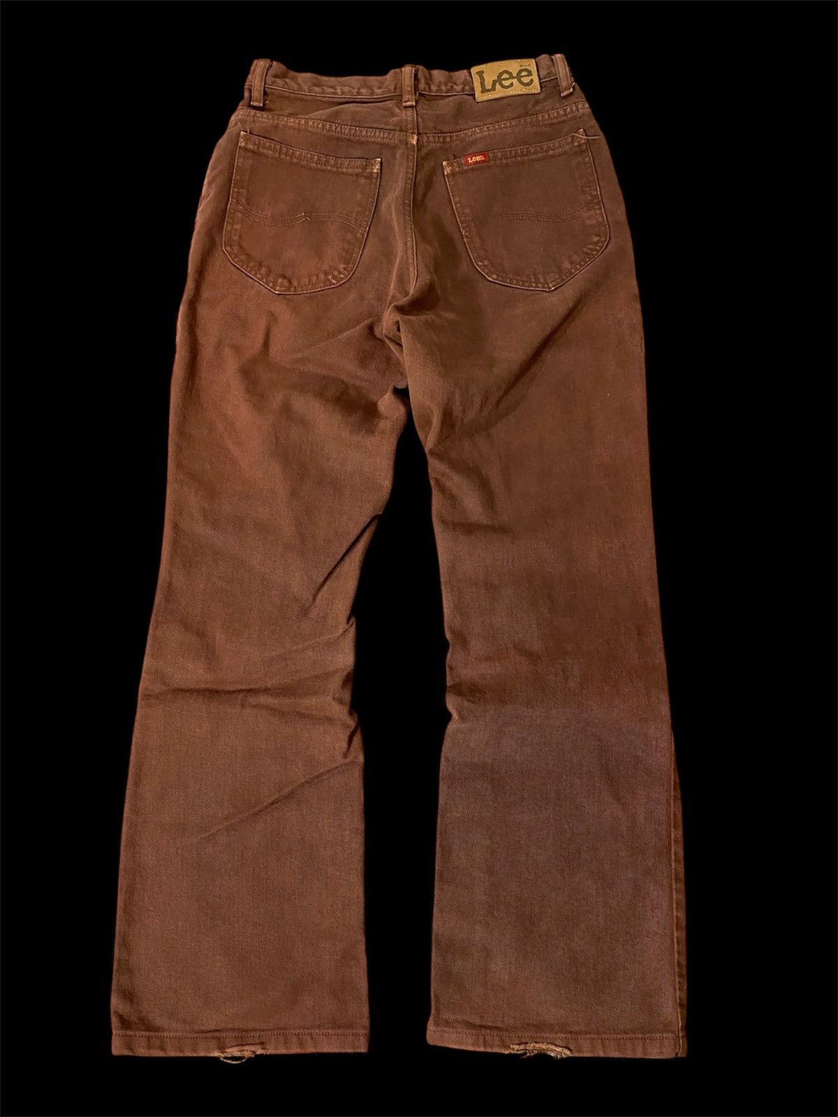 Vintage vintage lee flared brown bootcut Size US 29 - 1 Thumbnail