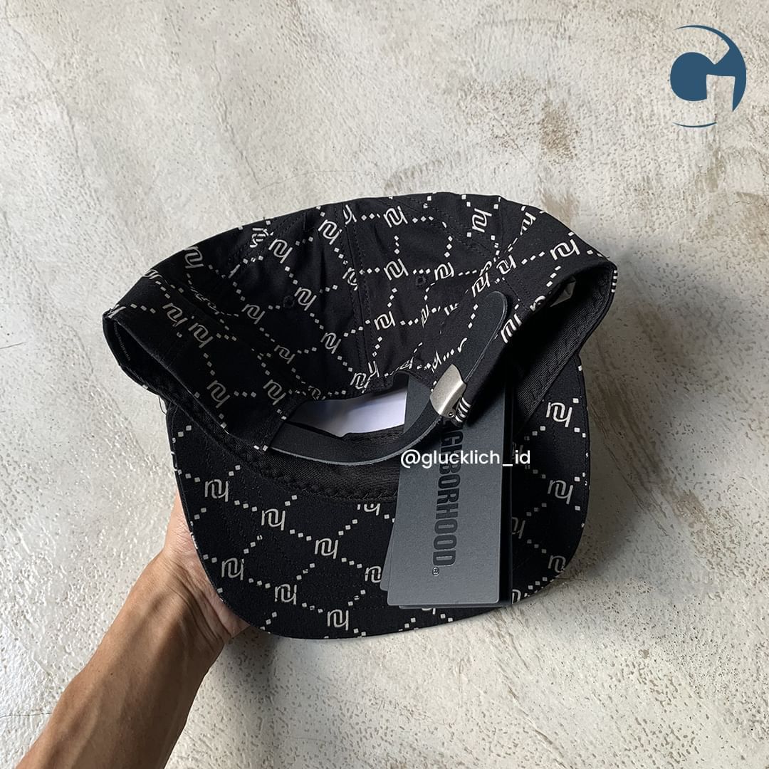 Neighborhood Neighborhood, Monogram C-Cap in Black Size ONE SIZE - 5 Thumbnail