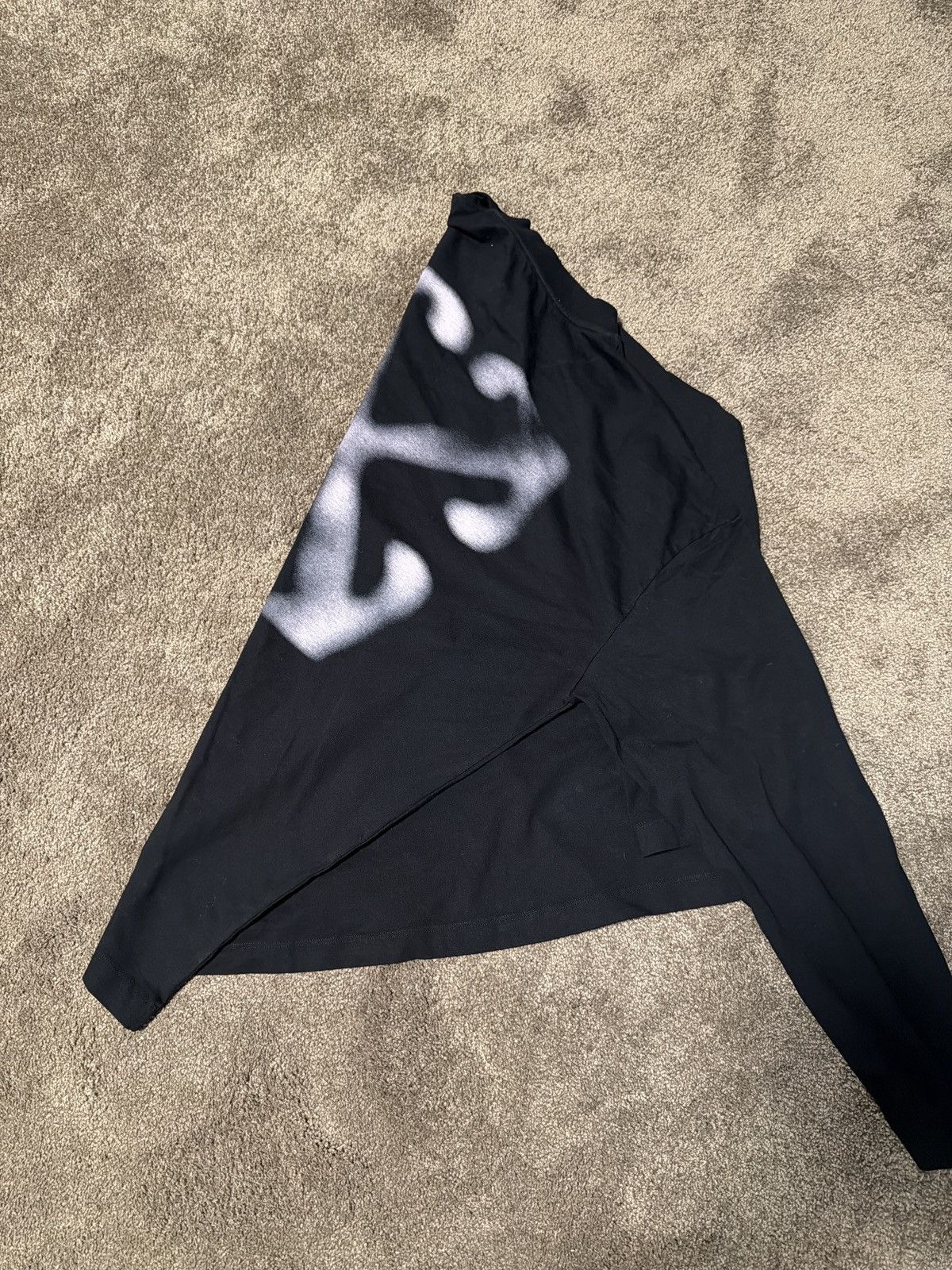 Off-White Off white Vanish Arrow Wide L/S Tee Black - Chalk P Size US S / EU 44-46 / 1 - 5 Thumbnail