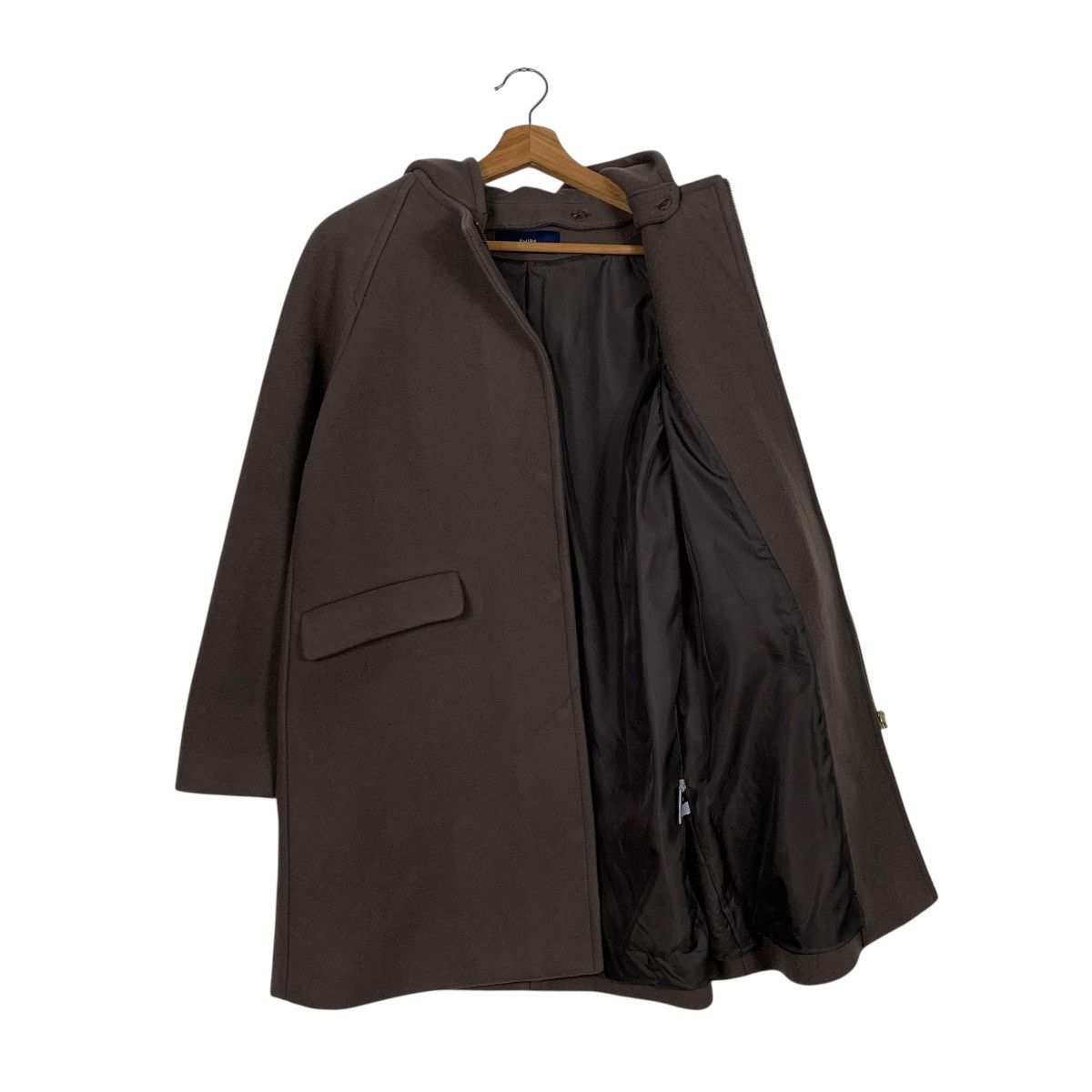 SHIPS Japanese Brand Ships Hooded Wool Coat Size M / US 6-8 / IT 42-44 - 10 Thumbnail